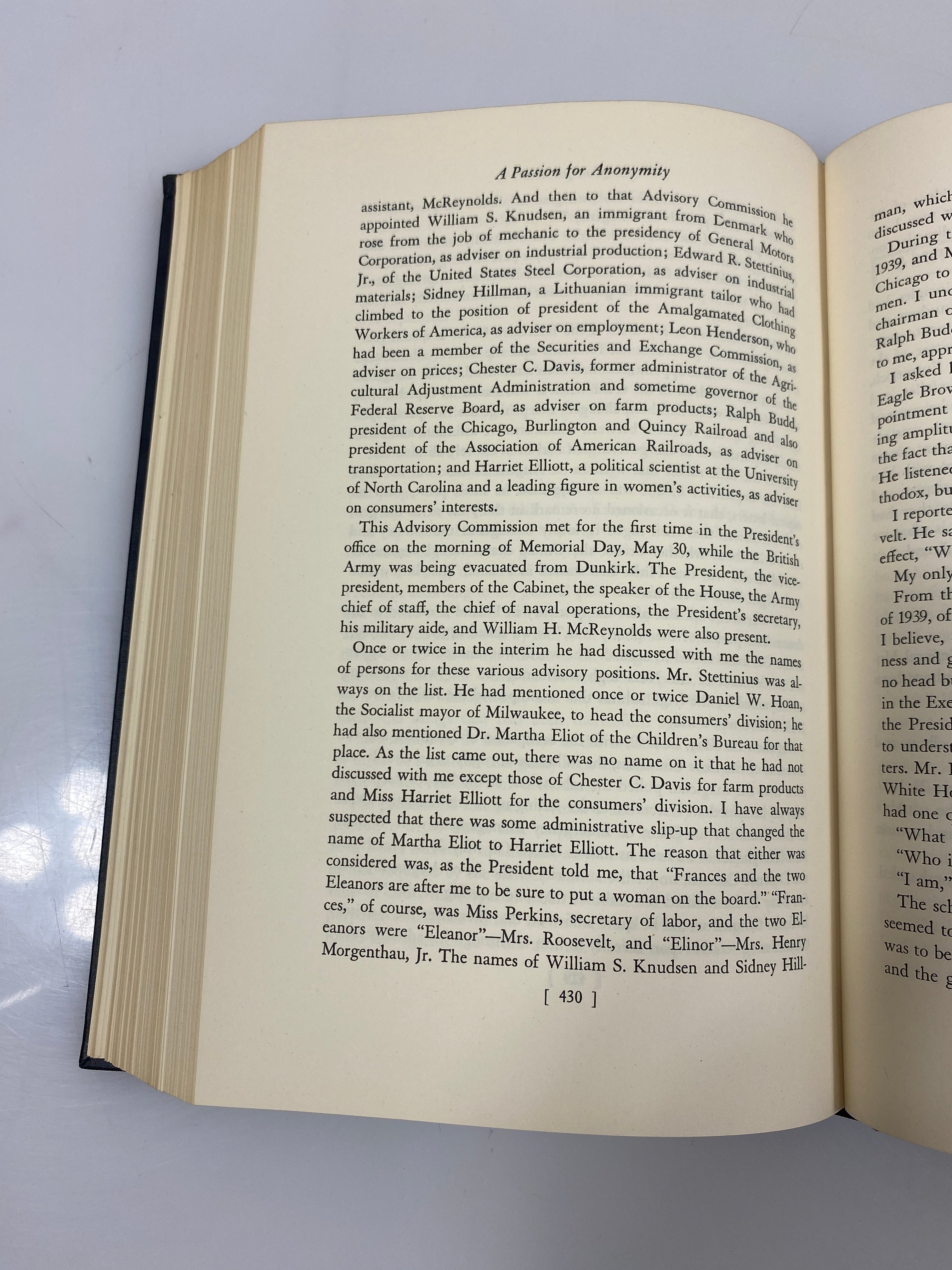 Set of 2: The Autobiography of Louis Brownlow Half 1 & 2 1955-58 HC