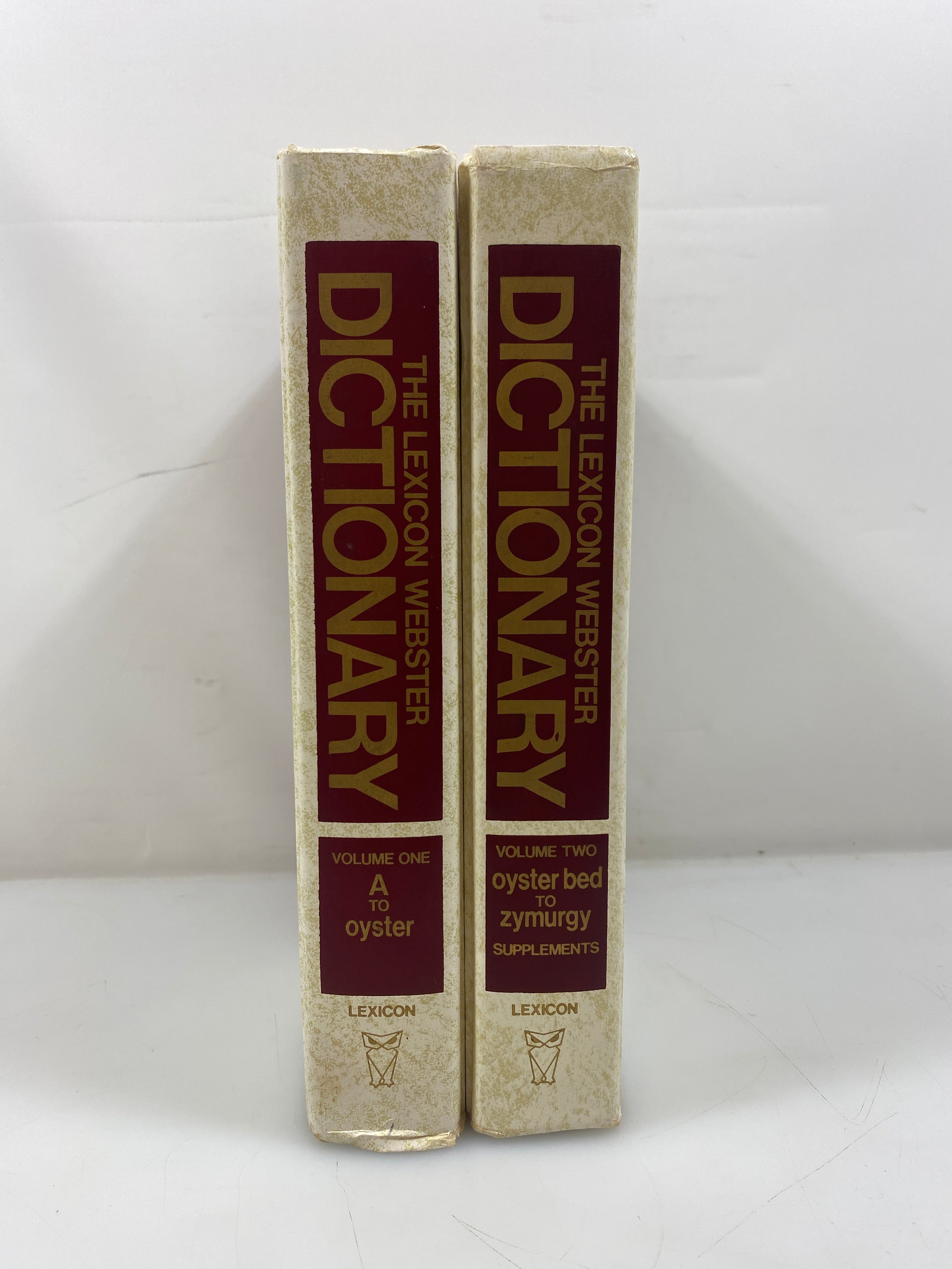 Set of 2: The Lexicon Webster Dictionary Encyclopedic Edition 1983 HC