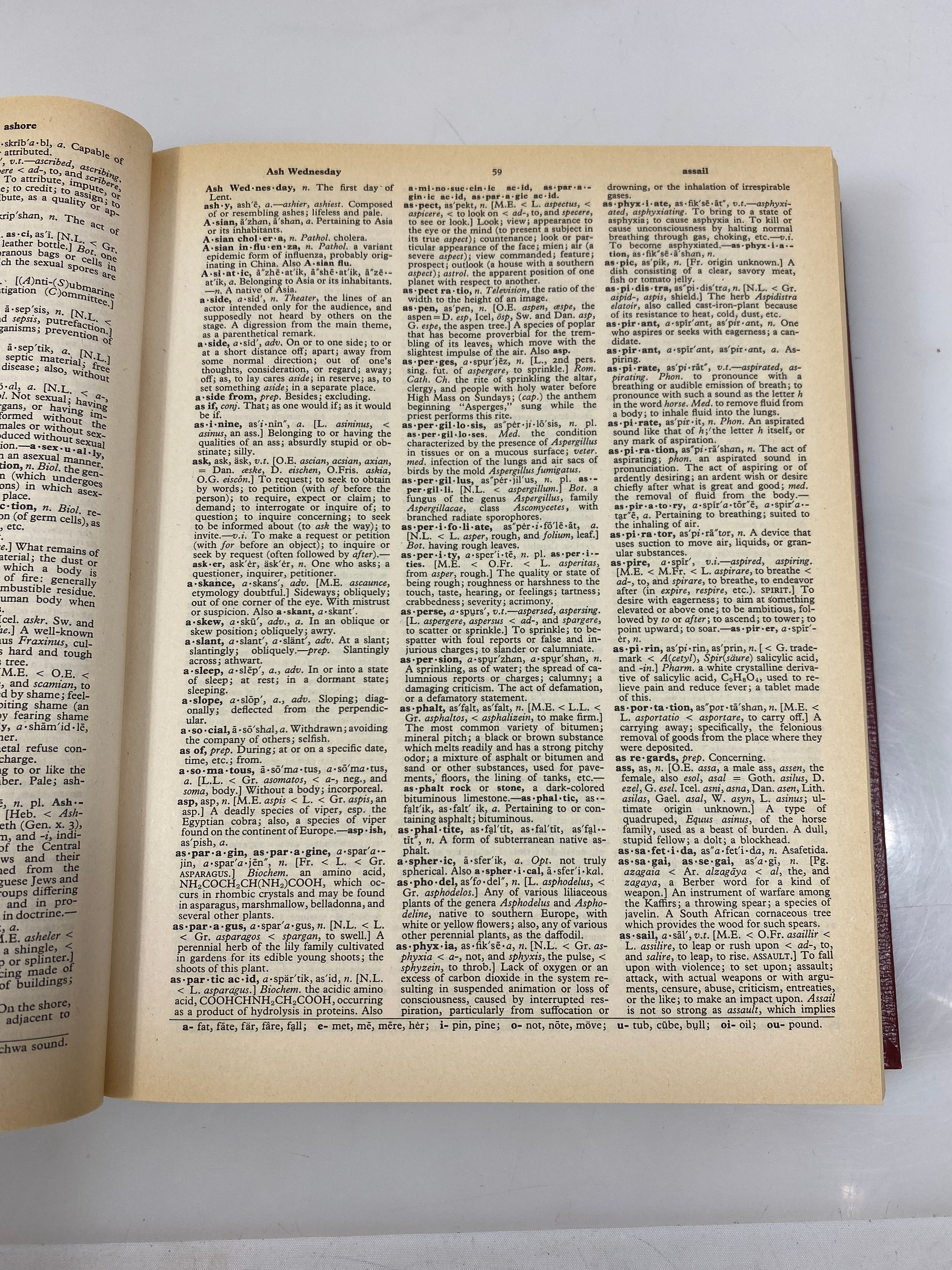 Set of 2: The Lexicon Webster Dictionary Encyclopedic Edition 1983 HC