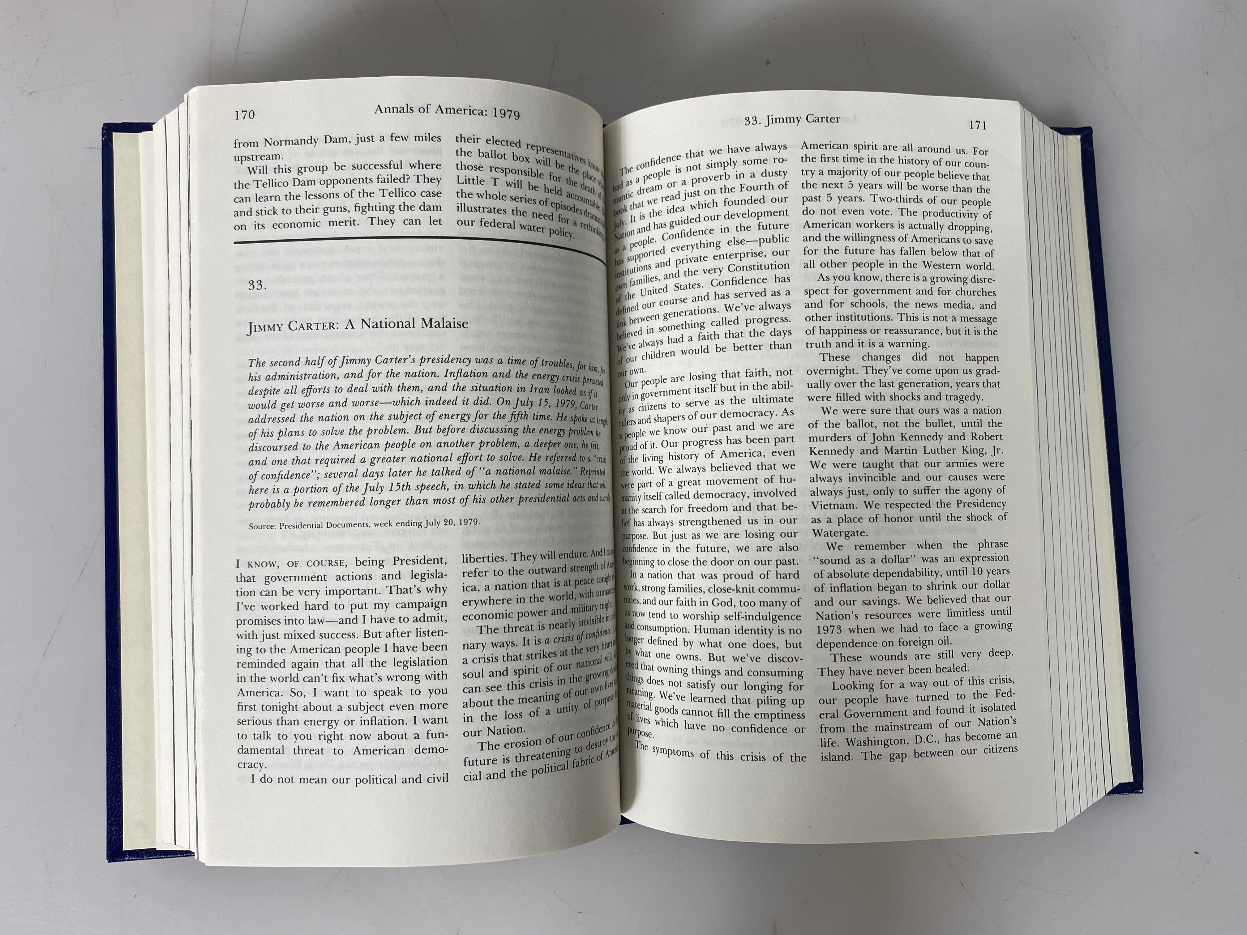 Set of 21: The Annals of America Encyclopedia Britannica 1976-87 HC