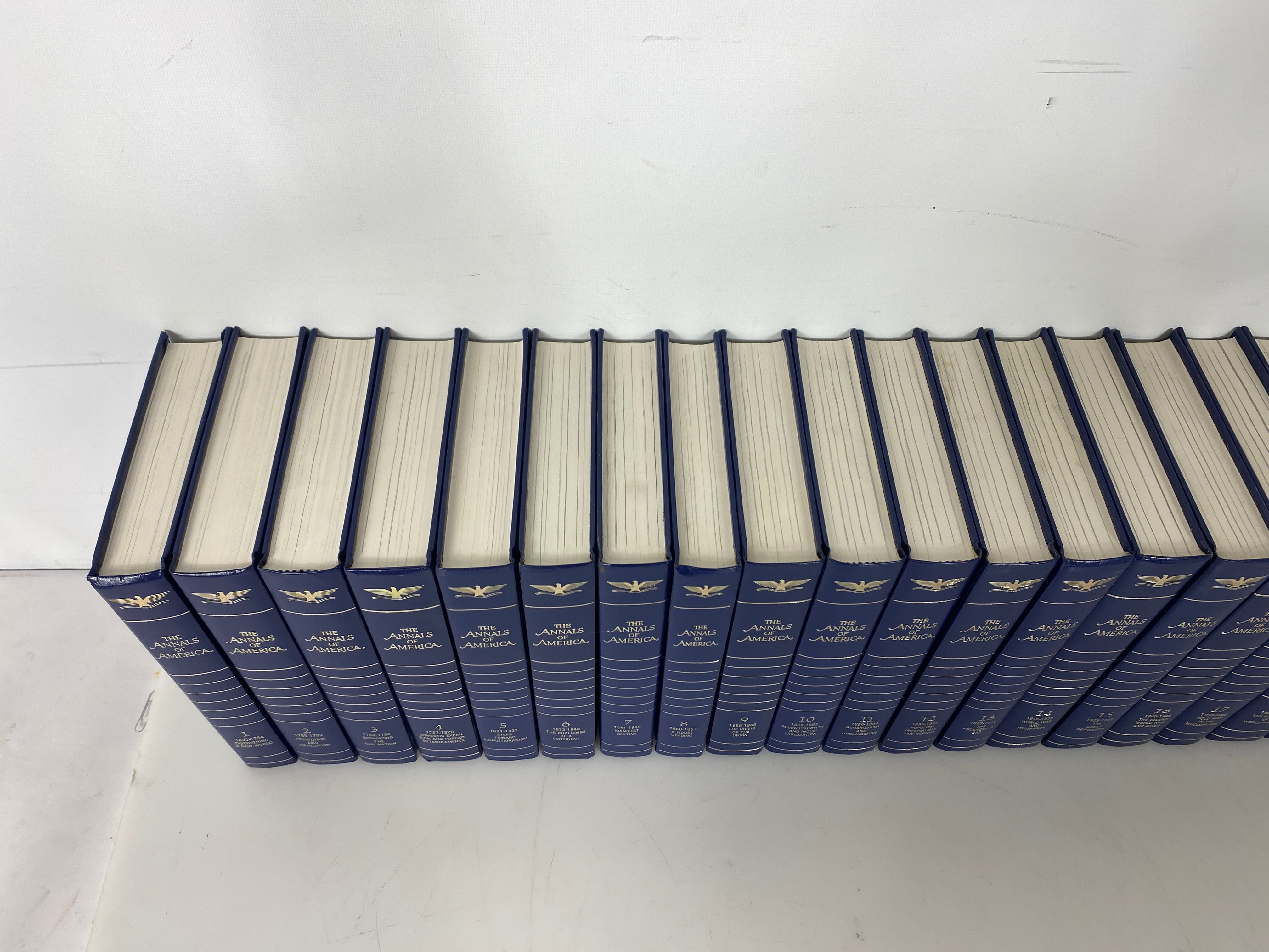Set of 21: The Annals of America Encyclopedia Britannica 1976-87 HC