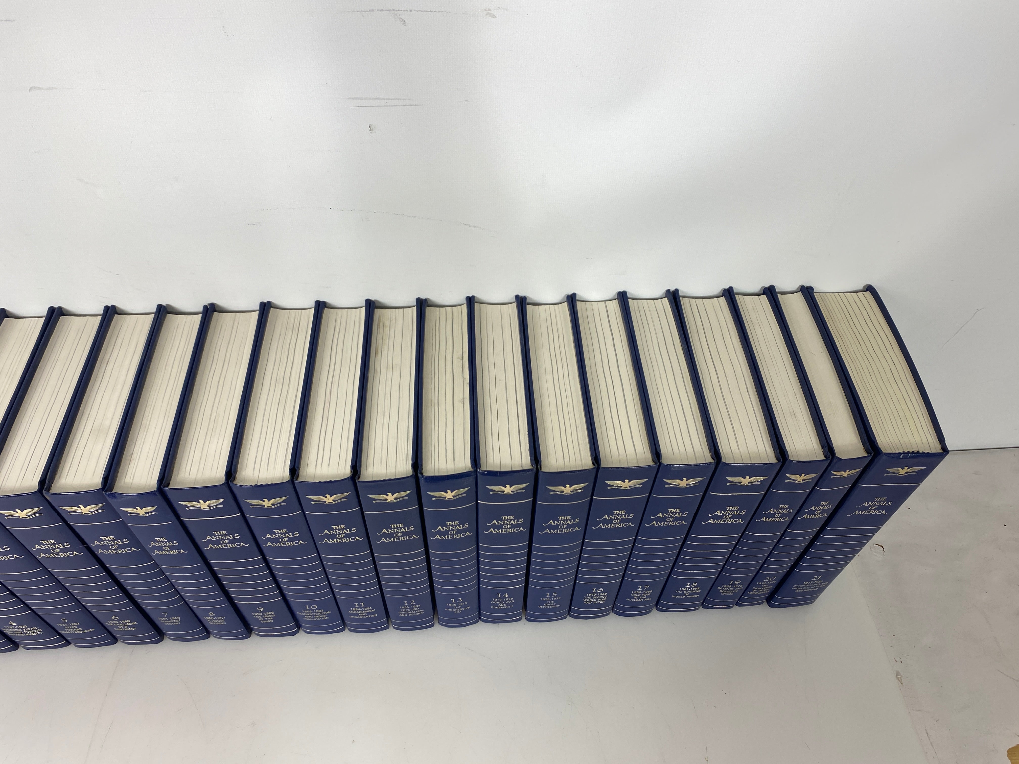 Set of 21: The Annals of America Encyclopedia Britannica 1976-87 HC