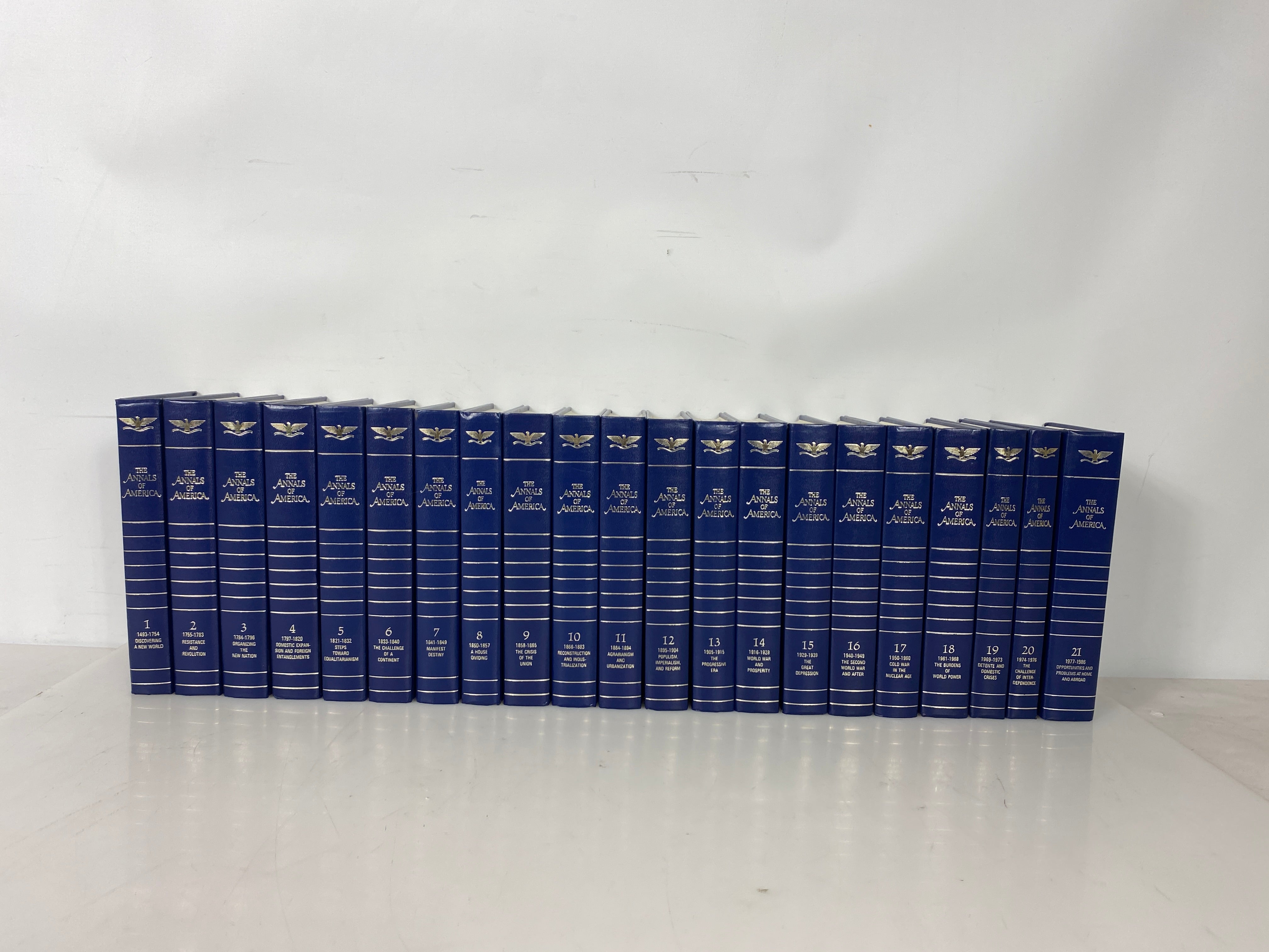 Set of 21: The Annals of America Encyclopedia Britannica 1976-87 HC