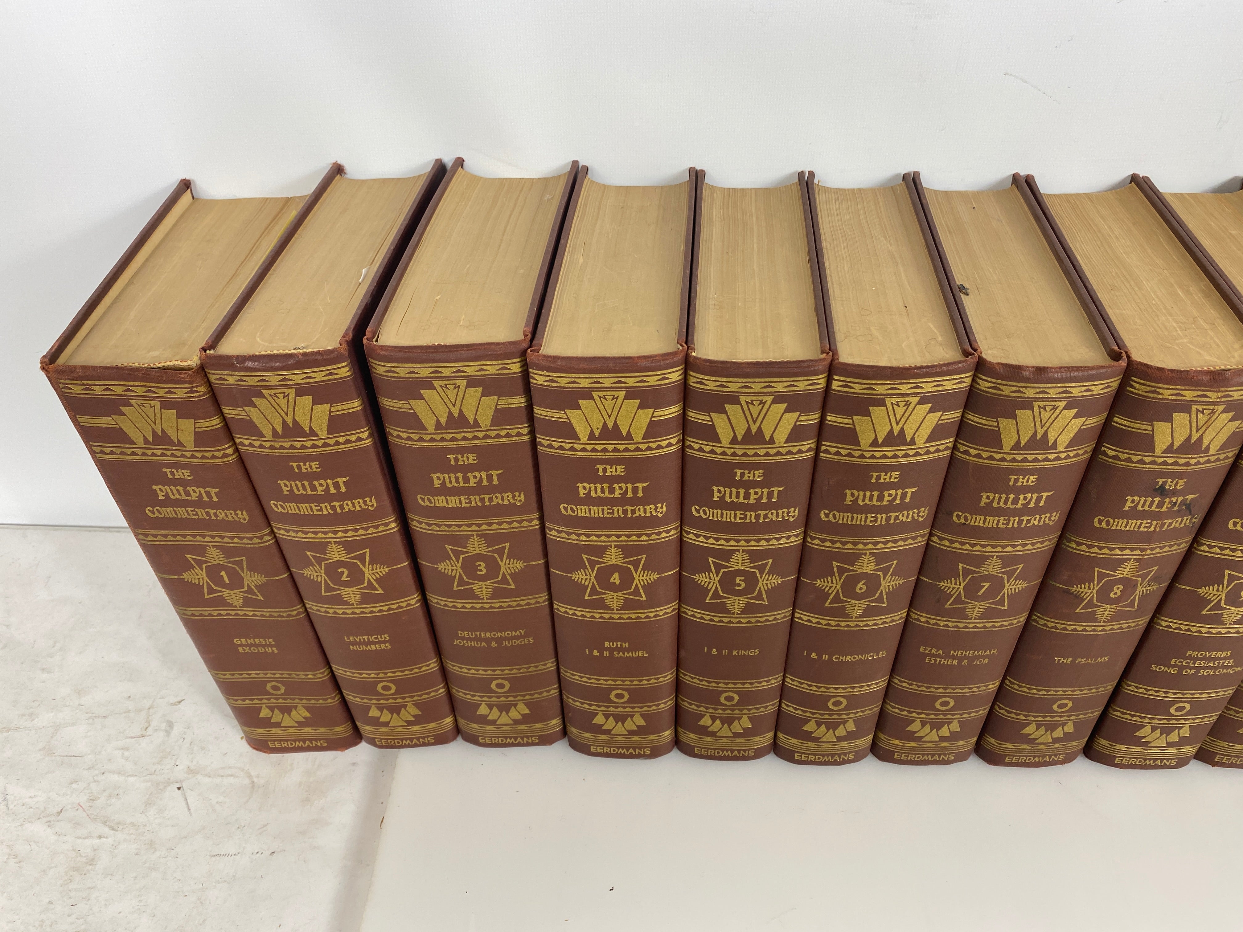 Set of 23 Pulpit Commentary Eerdman's 1950