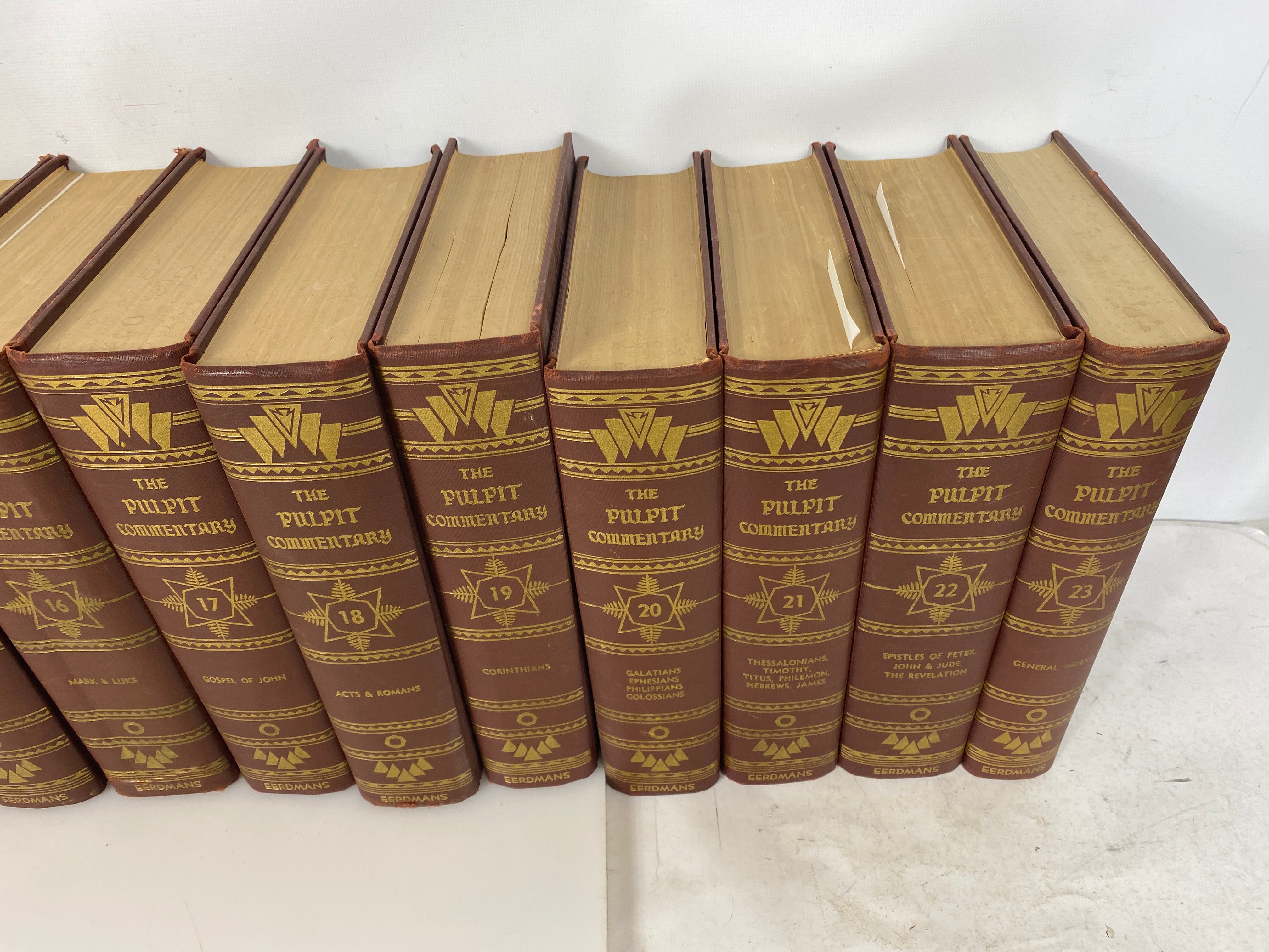 Set of 23 Pulpit Commentary Eerdman's 1950