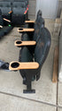 Set of 3 Leather Spartan Stadium Seat - NO Spartan S