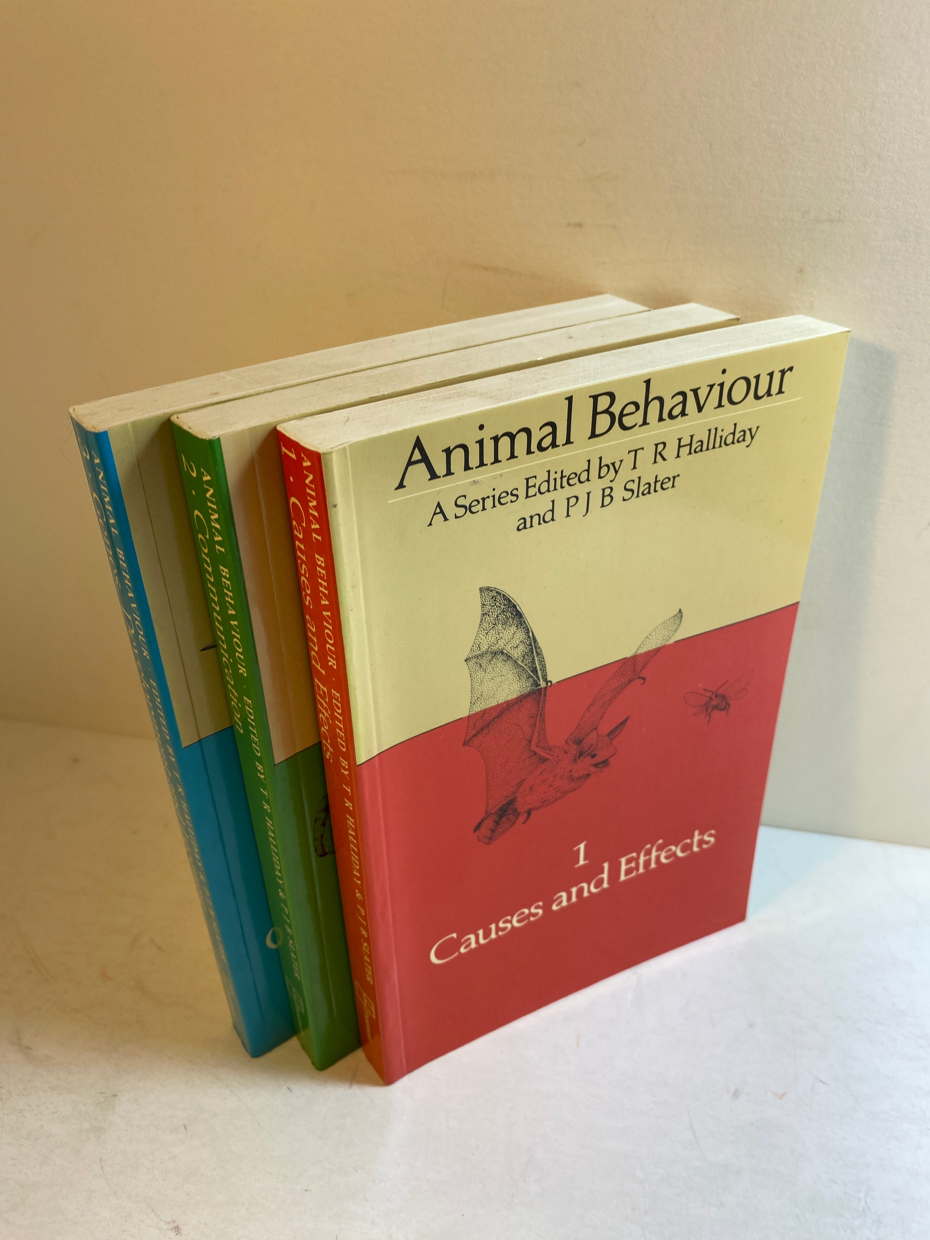 Set of 3 Volumes Animal Behavior Halliday and Slater SC 1983