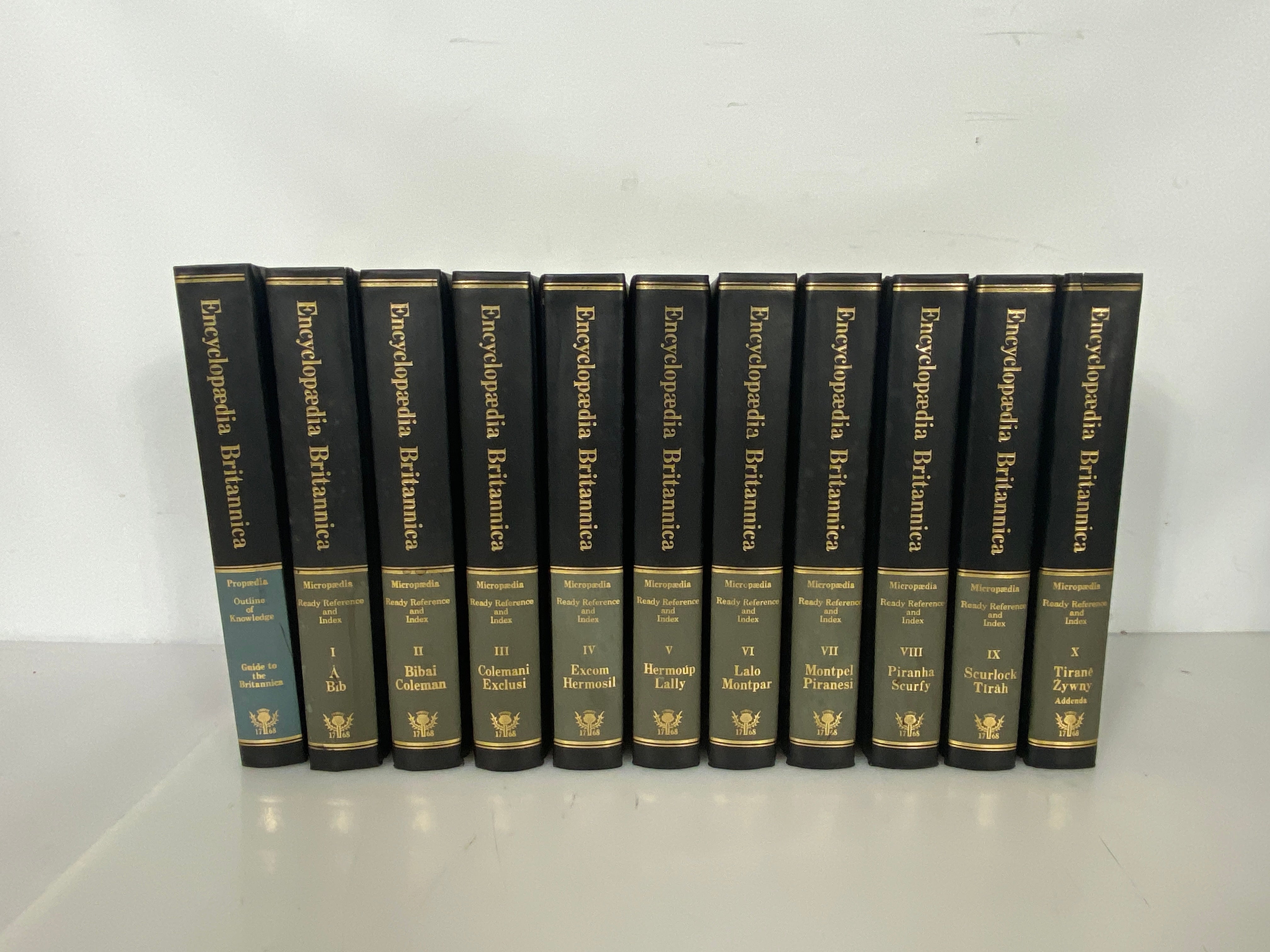 Set of 30 Encyclopedia Britannica Macro/Micropaedia 1975 HC