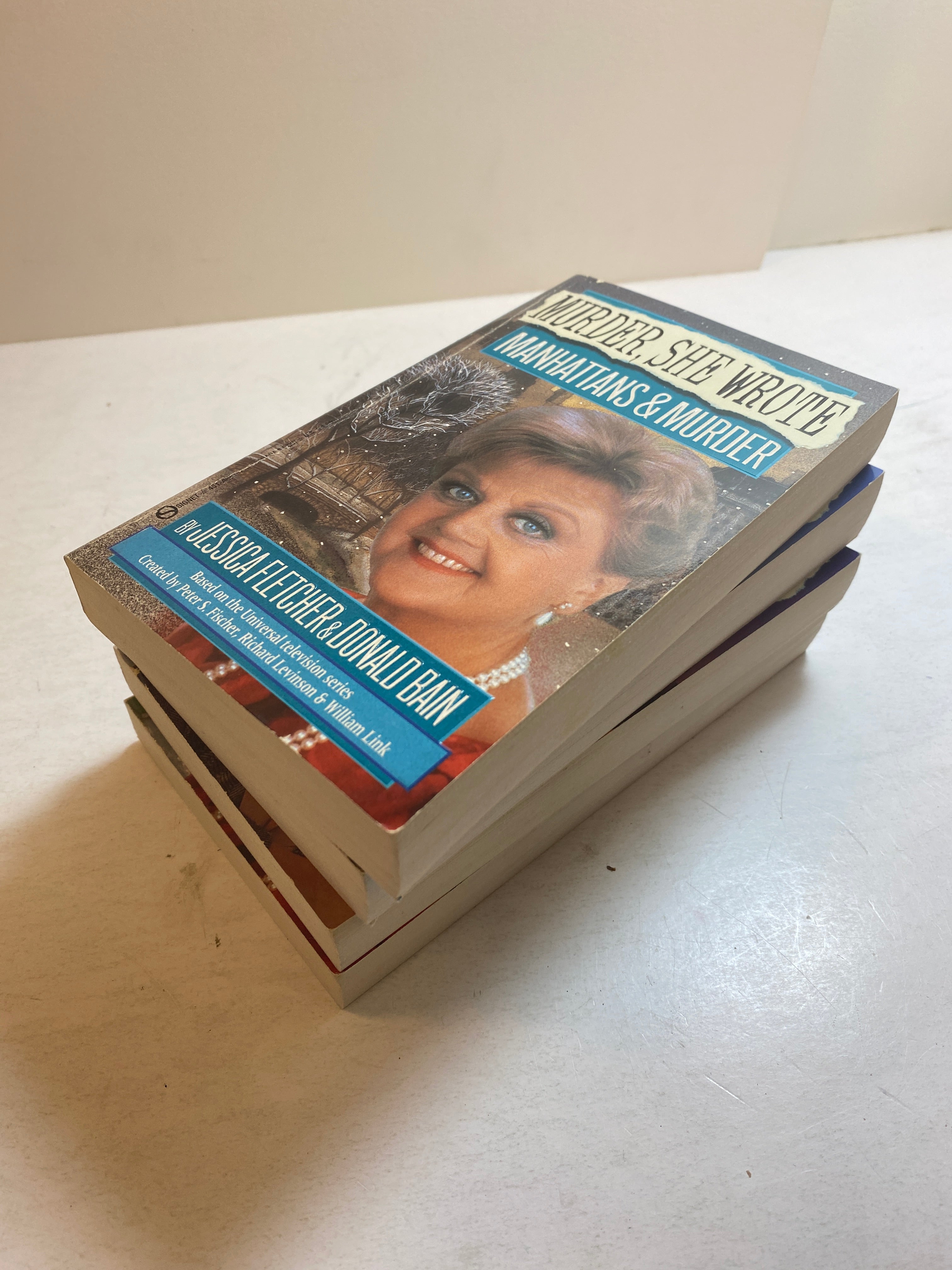Set of 4 Murder, She Wrote Books SC 1997