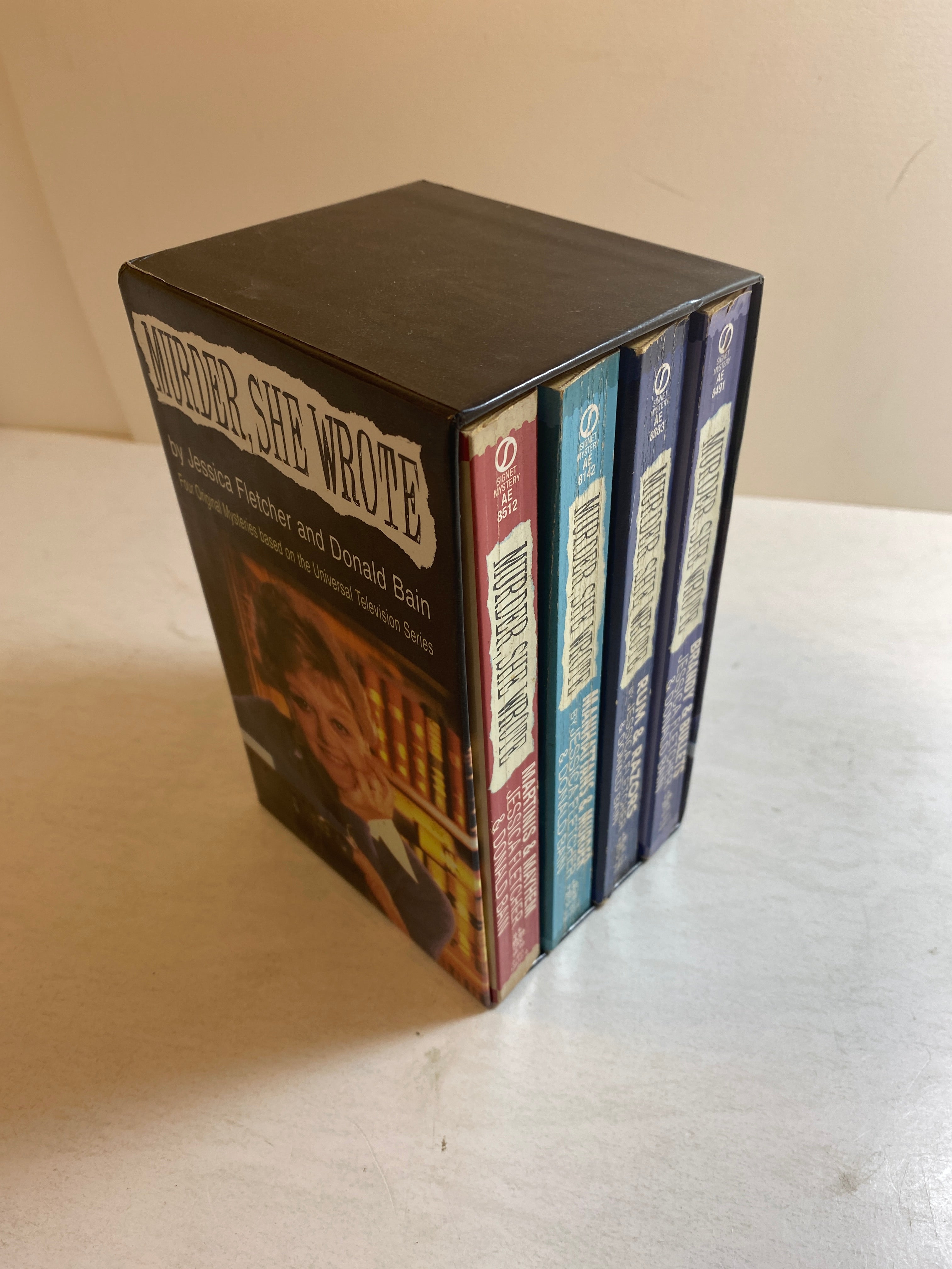 Set of 4 Murder, She Wrote Books SC 1997