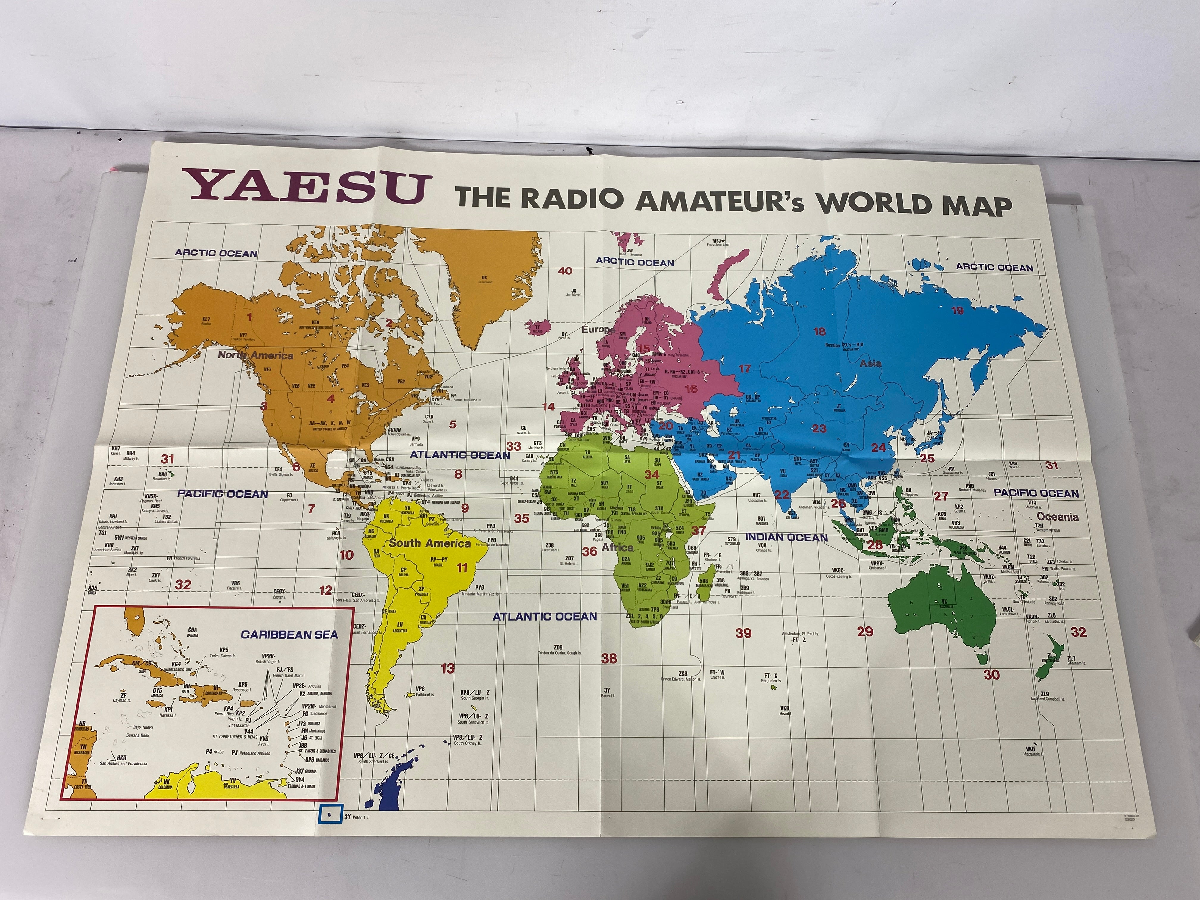 Set of 4: Radio Amateurs Premix Maps