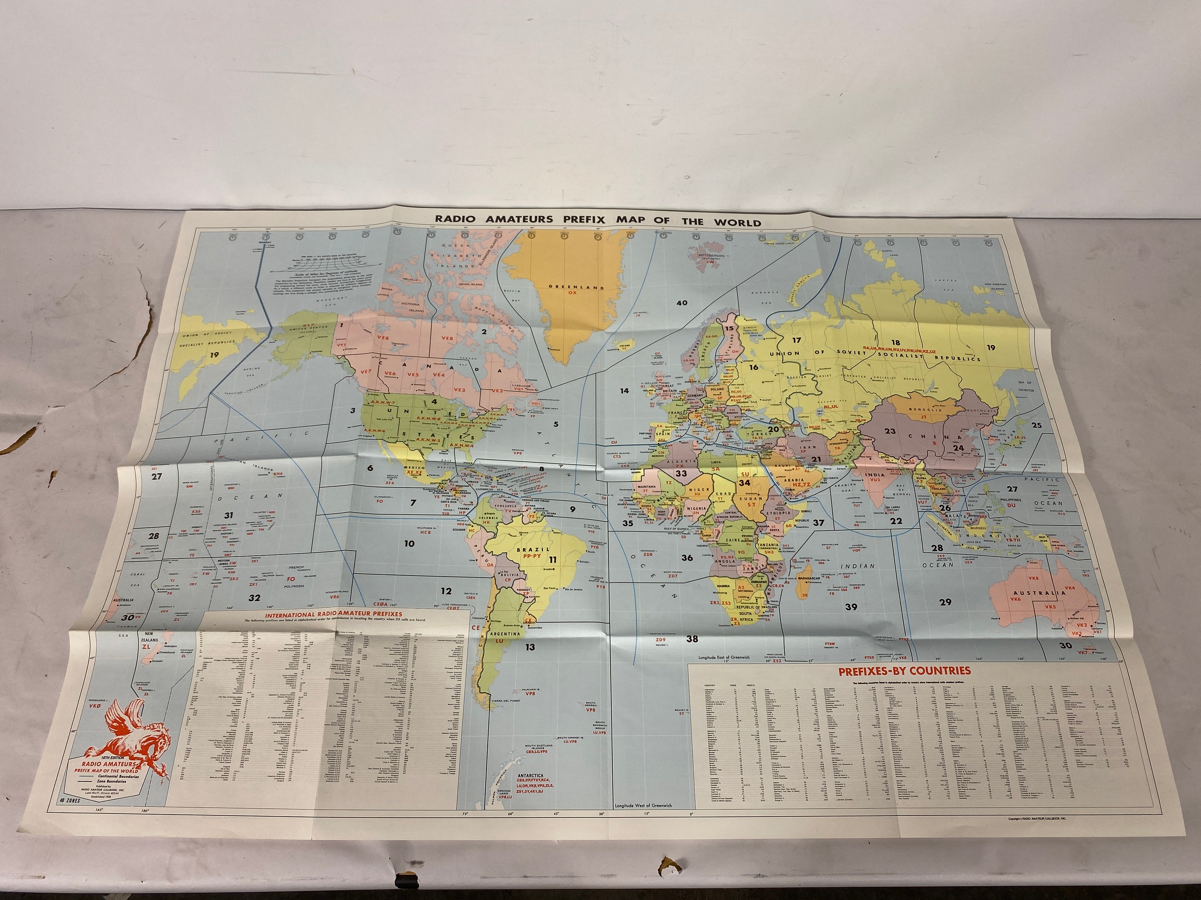 Set of 4: Radio Amateurs Premix Maps