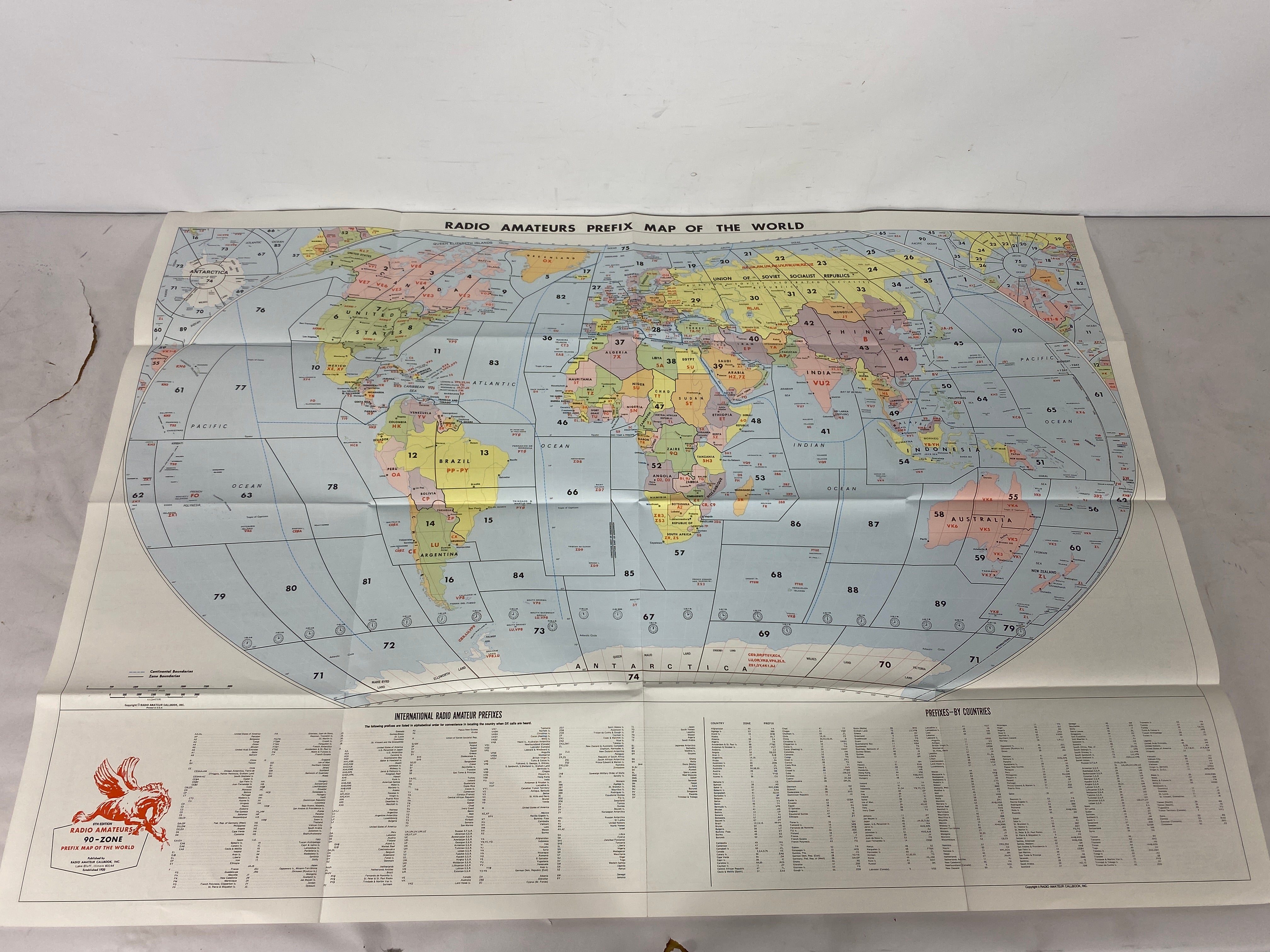 Set of 4: Radio Amateurs Premix Maps