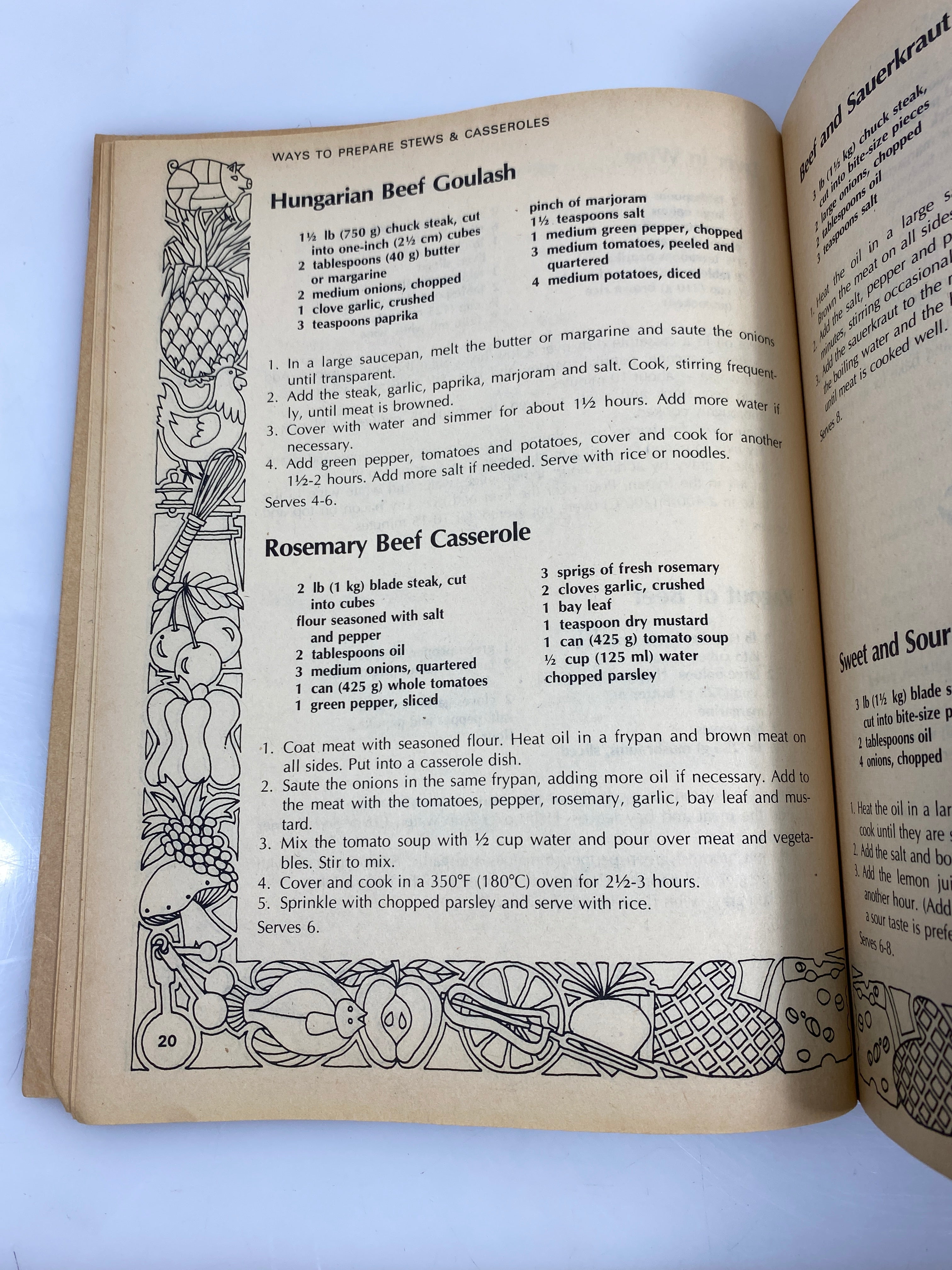Set of 4: Wonderful Ways to Prepare Soup/Desserts/Meats/Stews SC