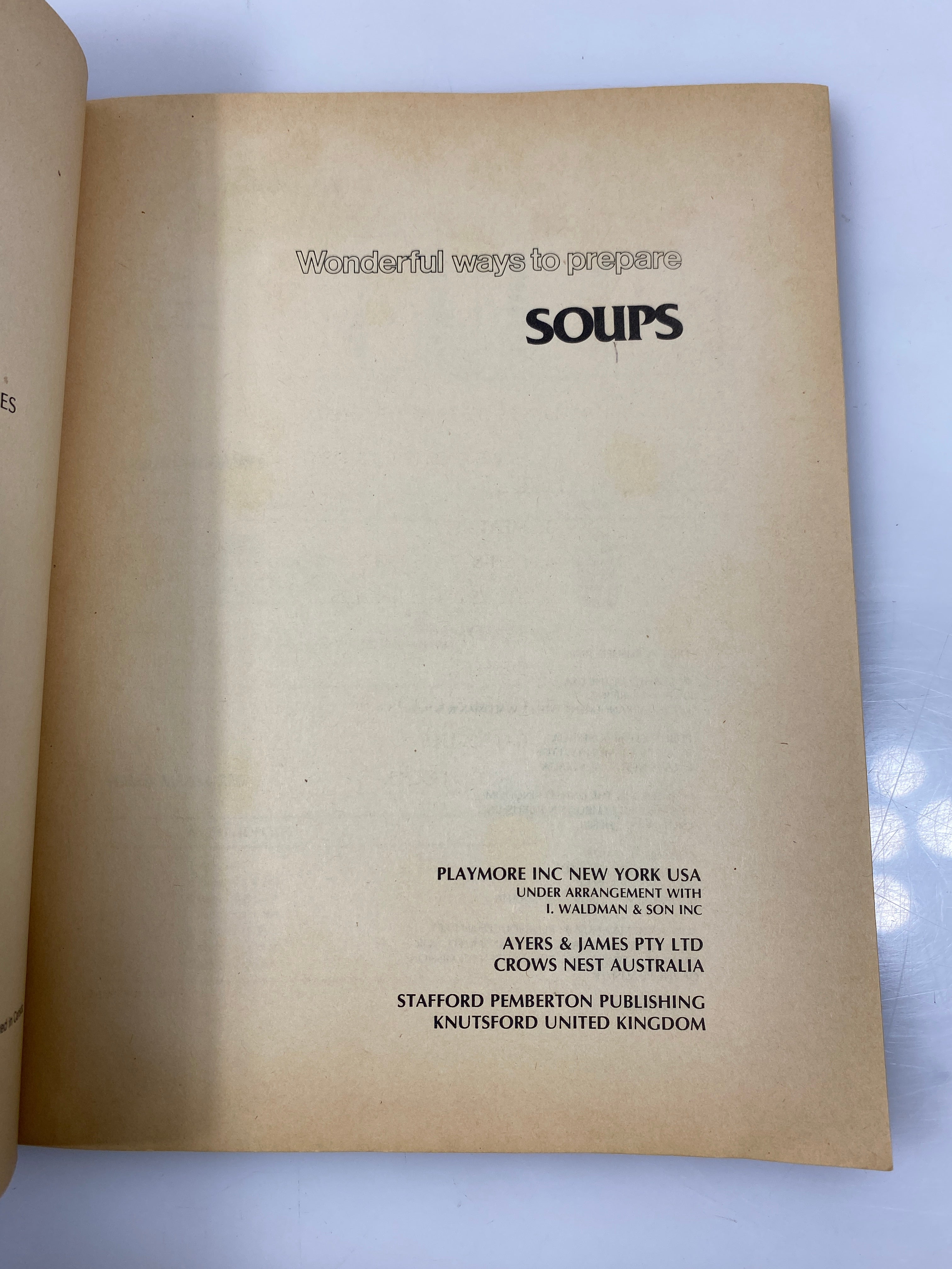 Set of 4: Wonderful Ways to Prepare Soup/Desserts/Meats/Stews SC