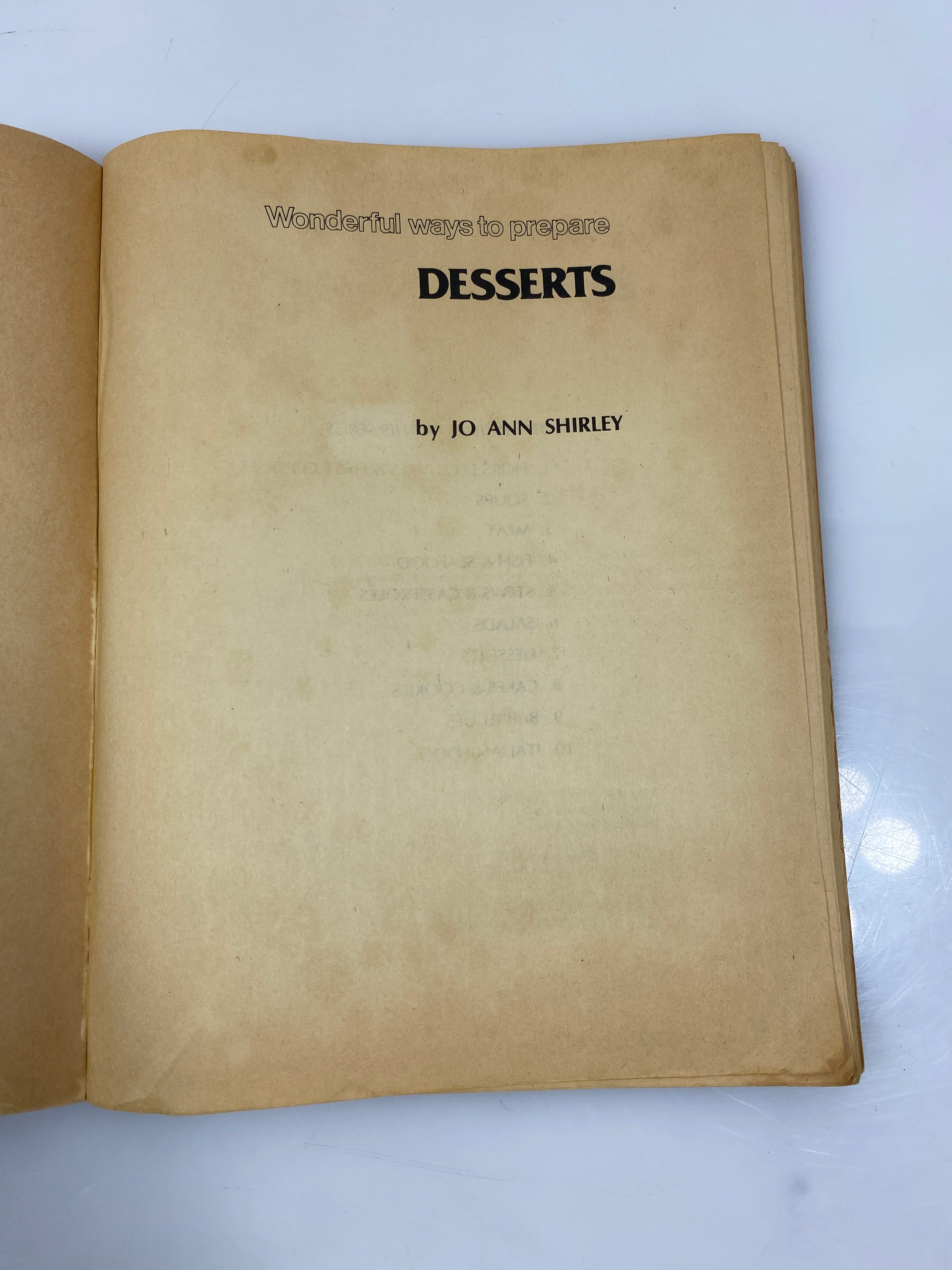 Set of 4: Wonderful Ways to Prepare Soup/Desserts/Meats/Stews SC