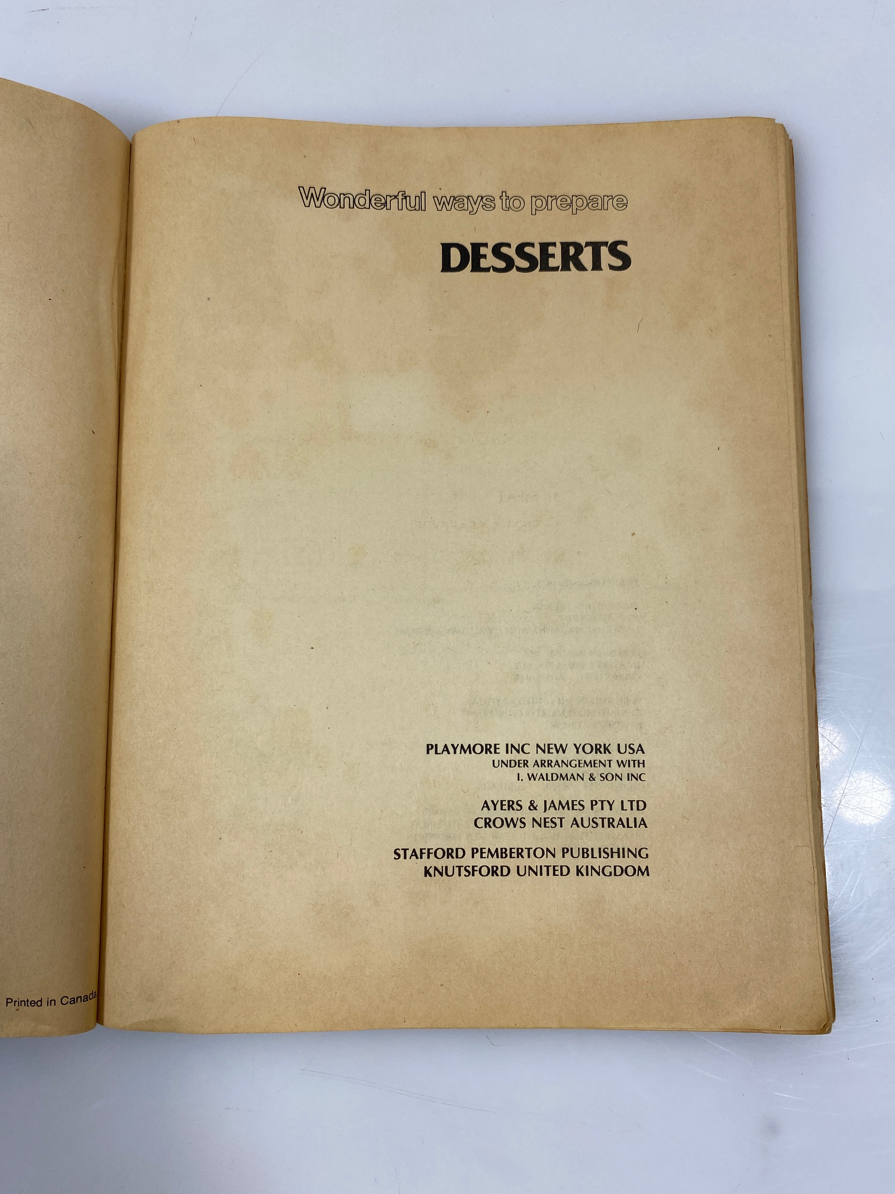 Set of 4: Wonderful Ways to Prepare Soup/Desserts/Meats/Stews SC