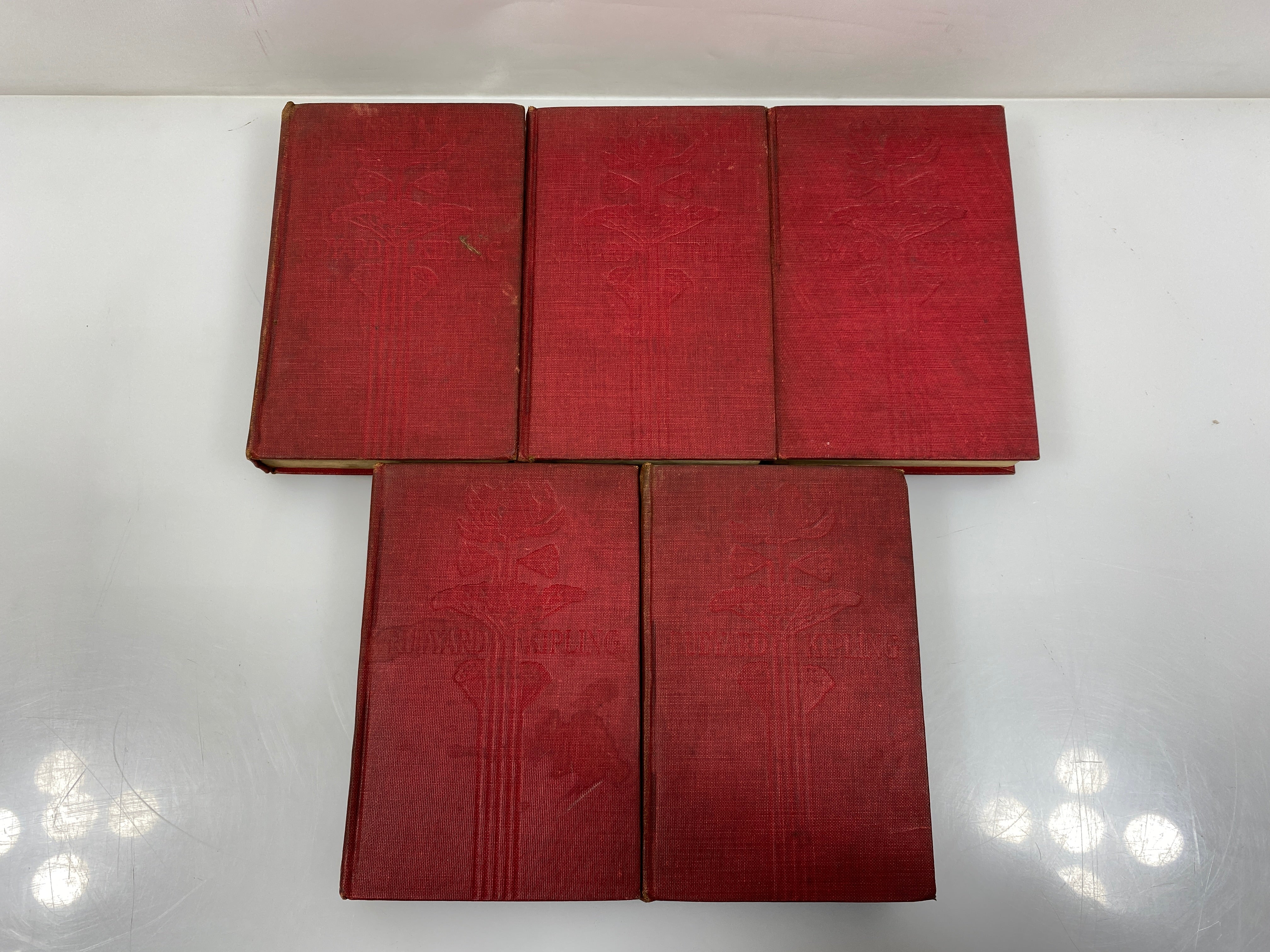 Set of 5 Rudyard Kipling Classic Publishing Company HC
