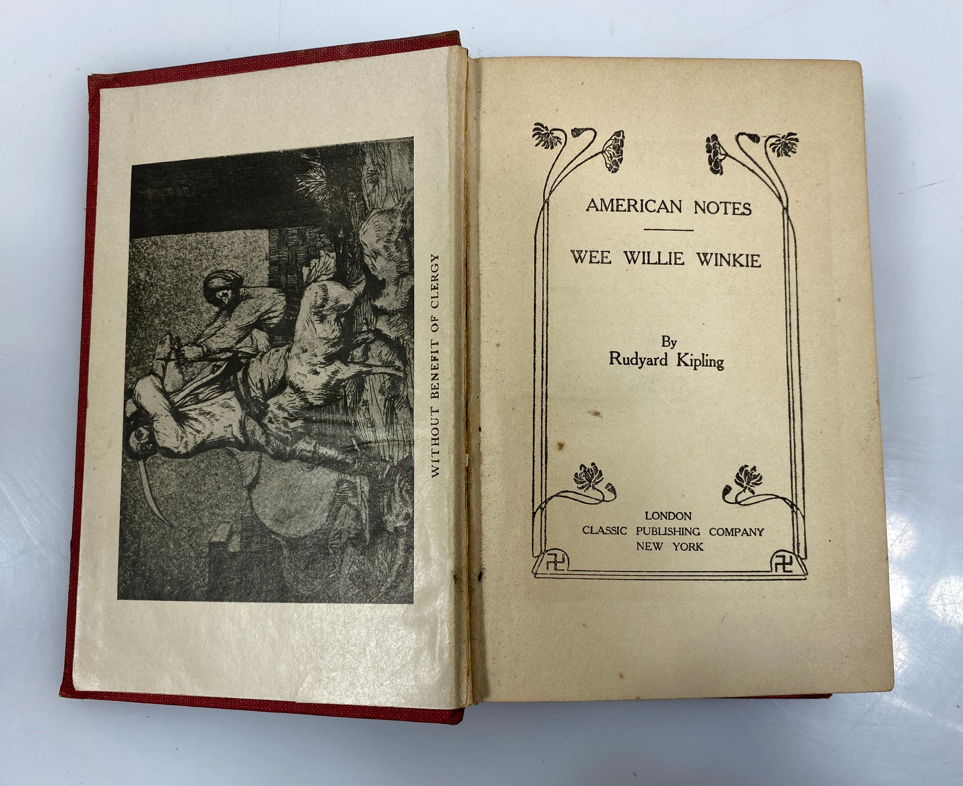 Set of 5 Rudyard Kipling Classic Publishing Company HC