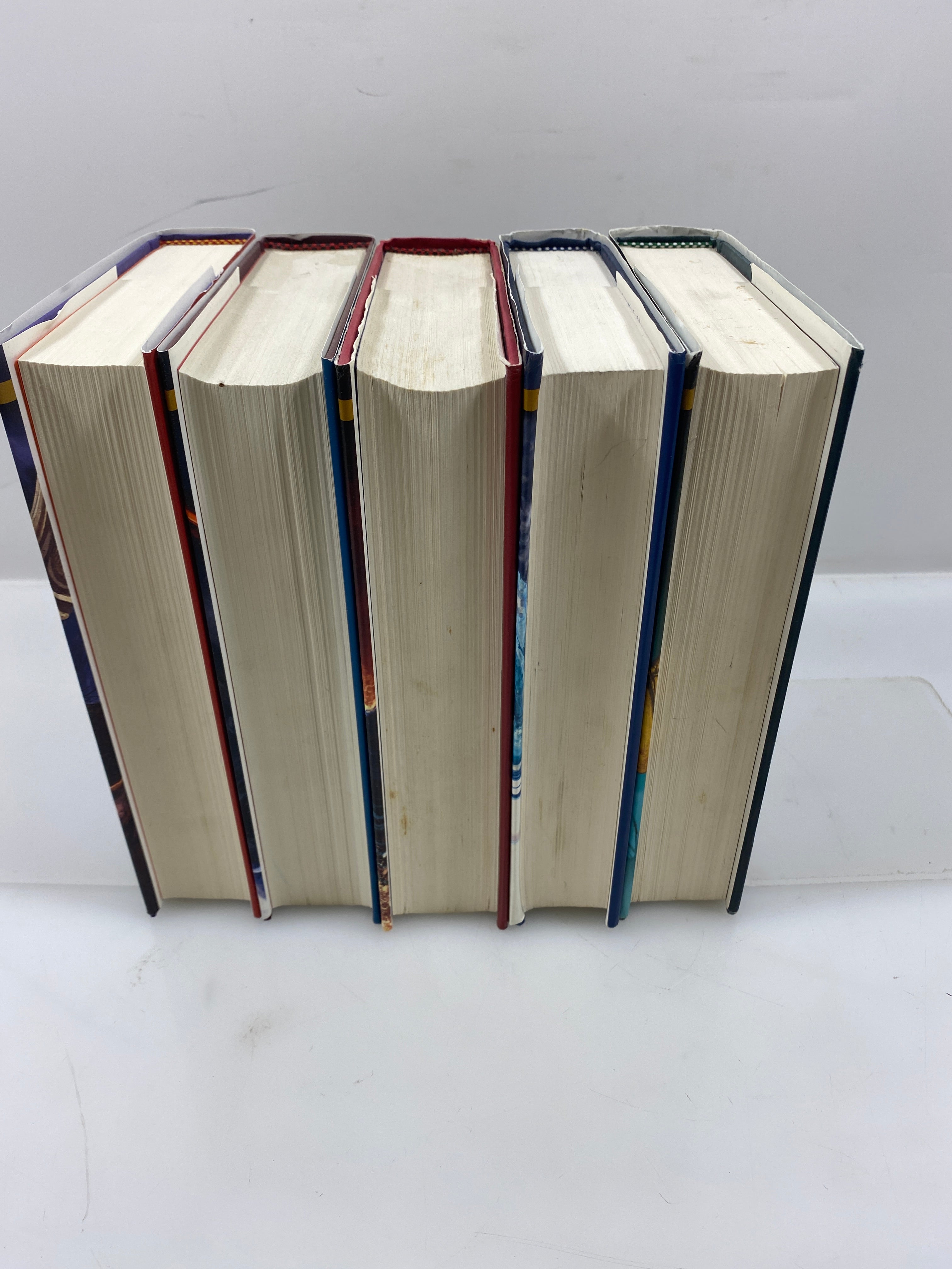 Set of 5: The Heroes of Olympus Rick Riordan Books HC 2010-2014