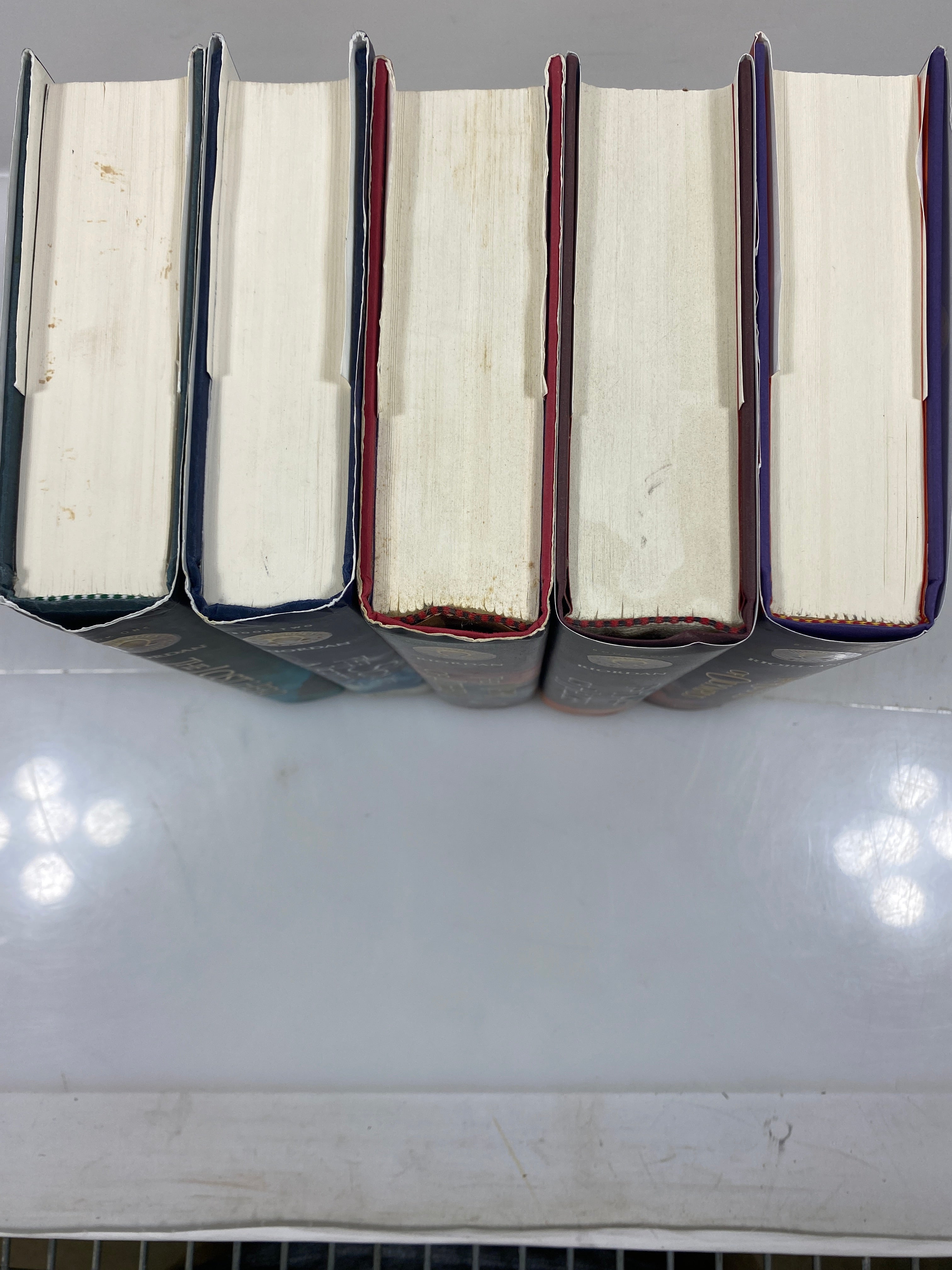 Set of 5: The Heroes of Olympus Rick Riordan Books HC 2010-2014