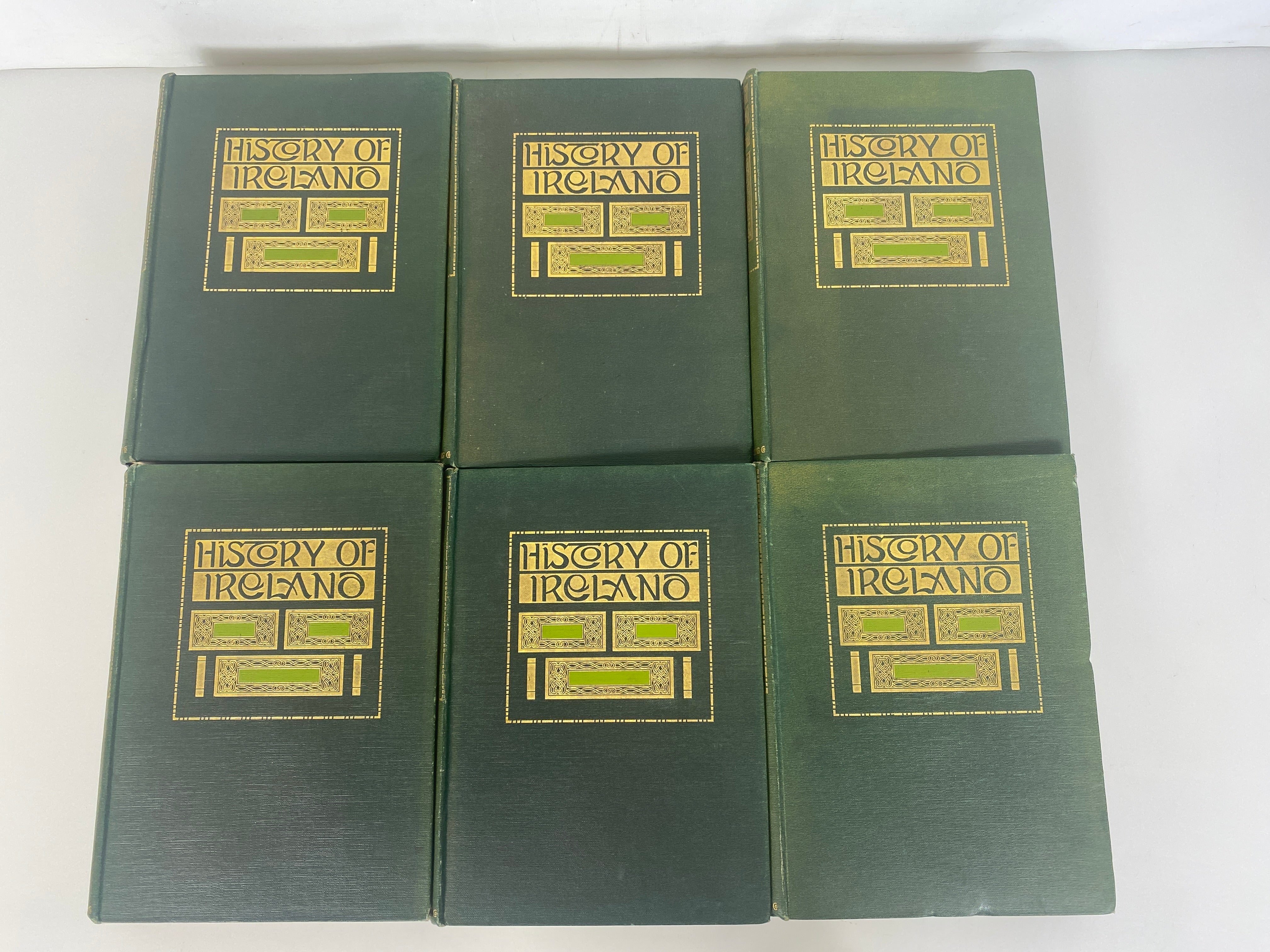 Set of 6 History of Ireland EA D'Alton 1910