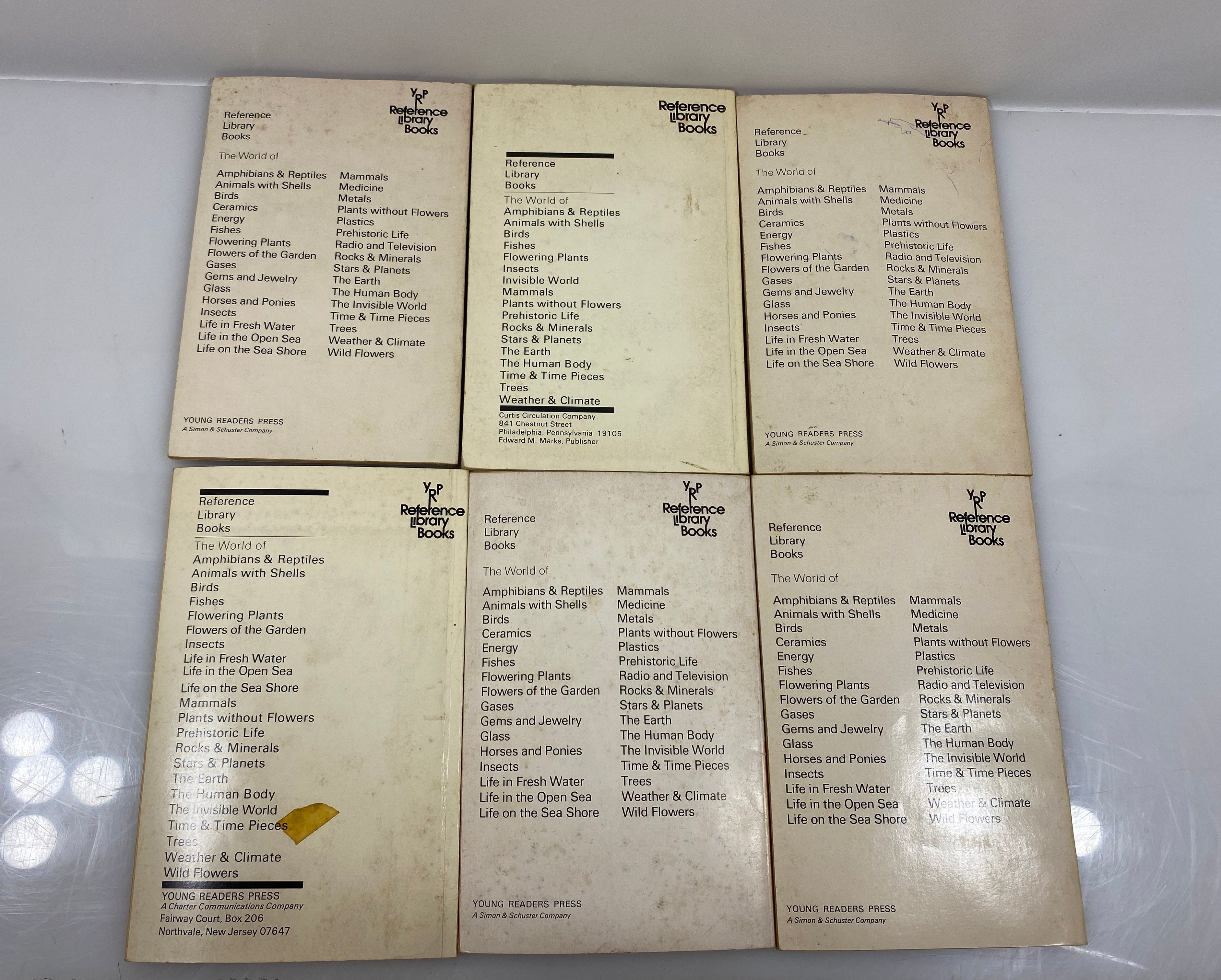 Set of 6: The World Of Books Reference Library Books SC