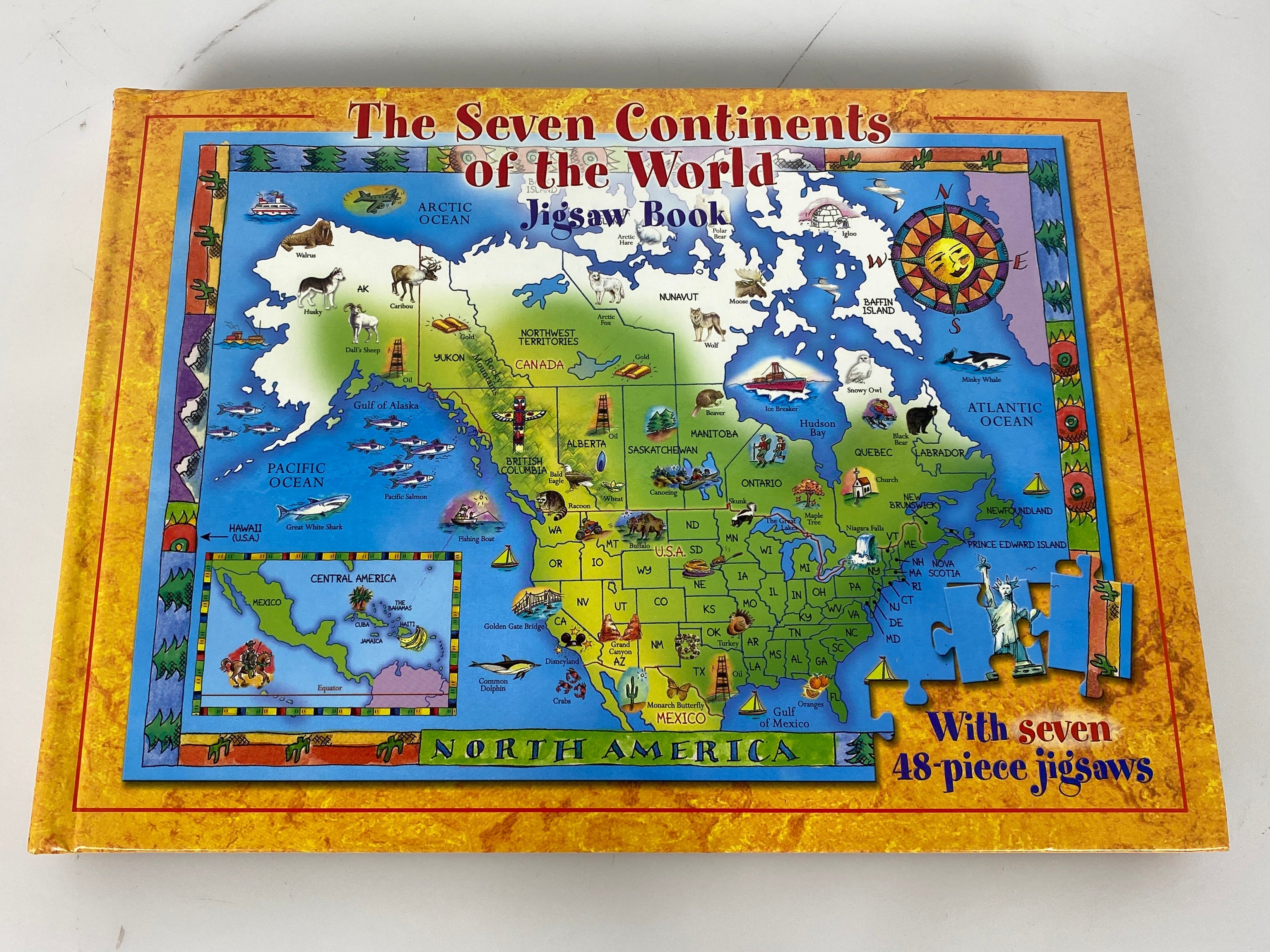 Seven Continents of the World Puzzle Book