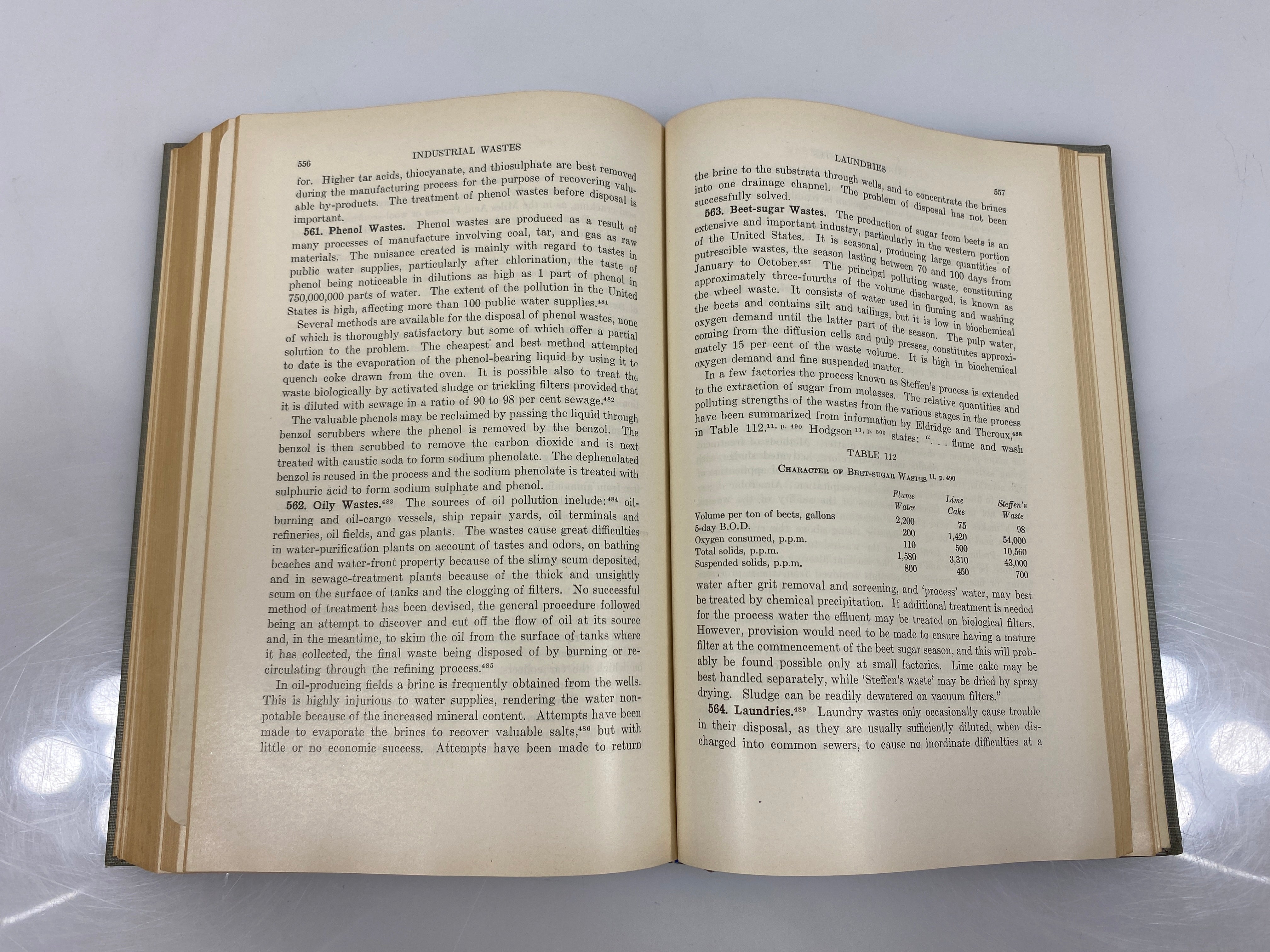 Sewerage and Sewage Treatment by Babbitt 6th Ed. 1949 HC