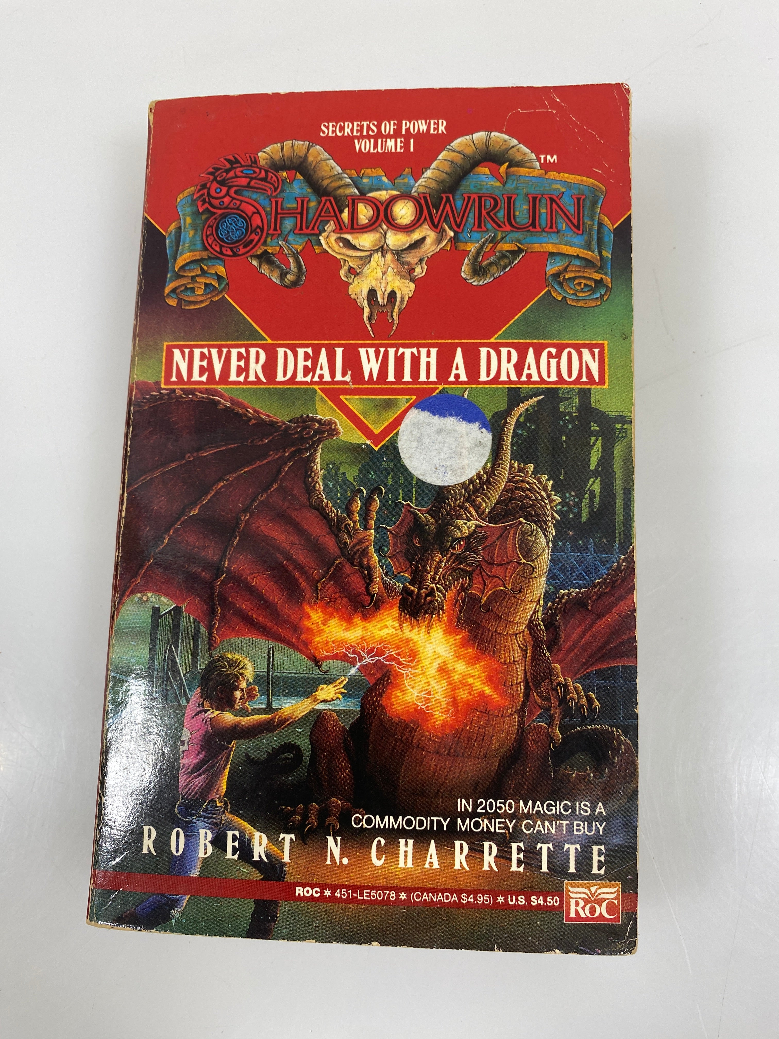Shadowrun Secrets of Power Deal with Dragon Paperback 1990