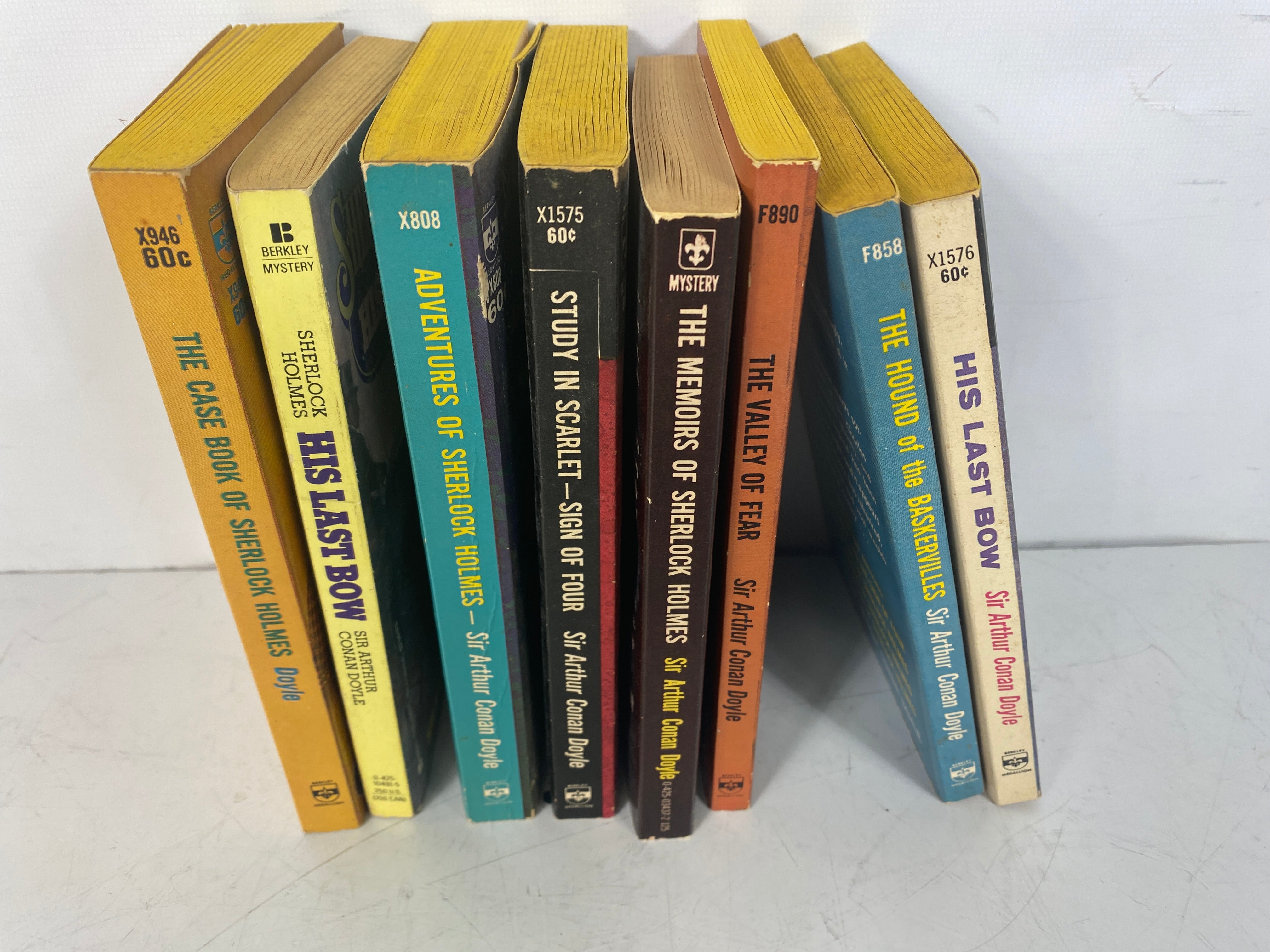 Sherlock Holmes Sir Arthur Conan Doyle Lot of 8 Paperbacks SC