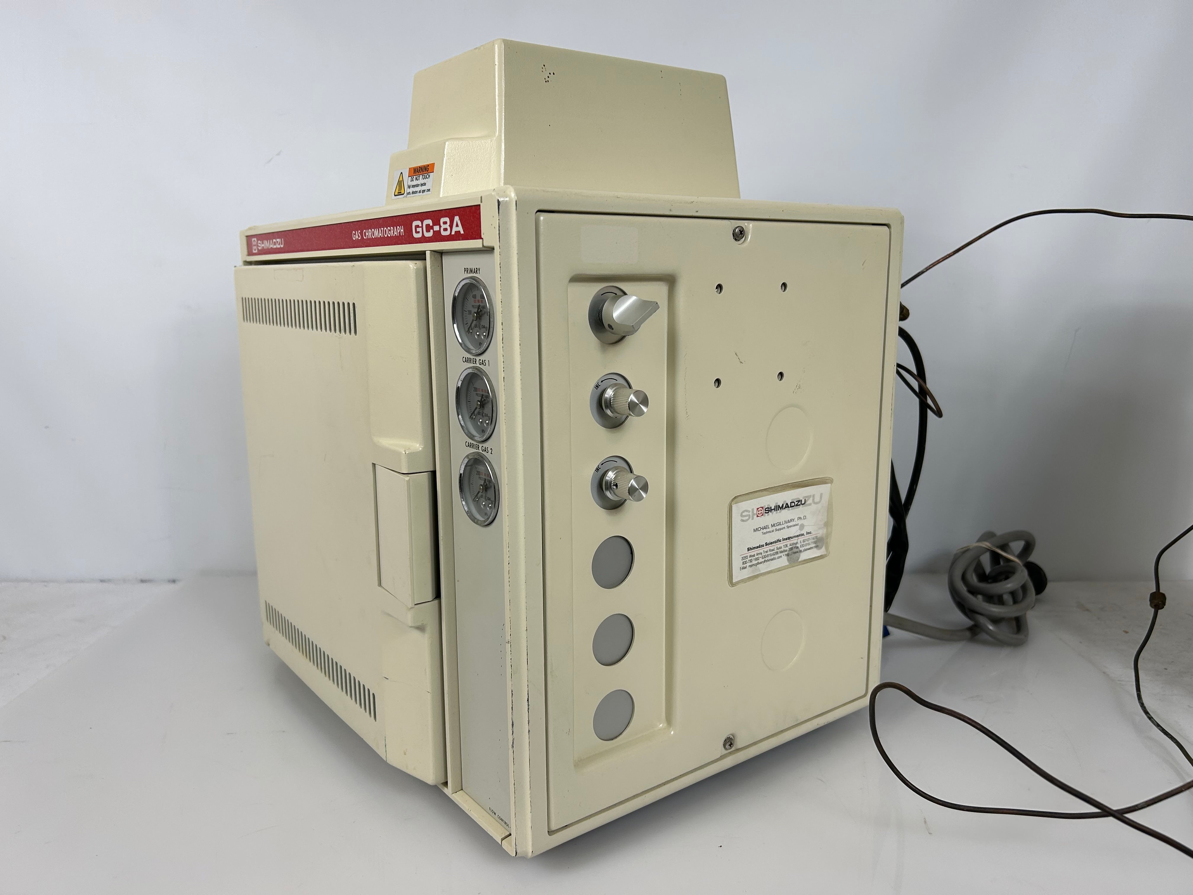 Shimadzu GC-8A Gas Chromatograph Set of 3