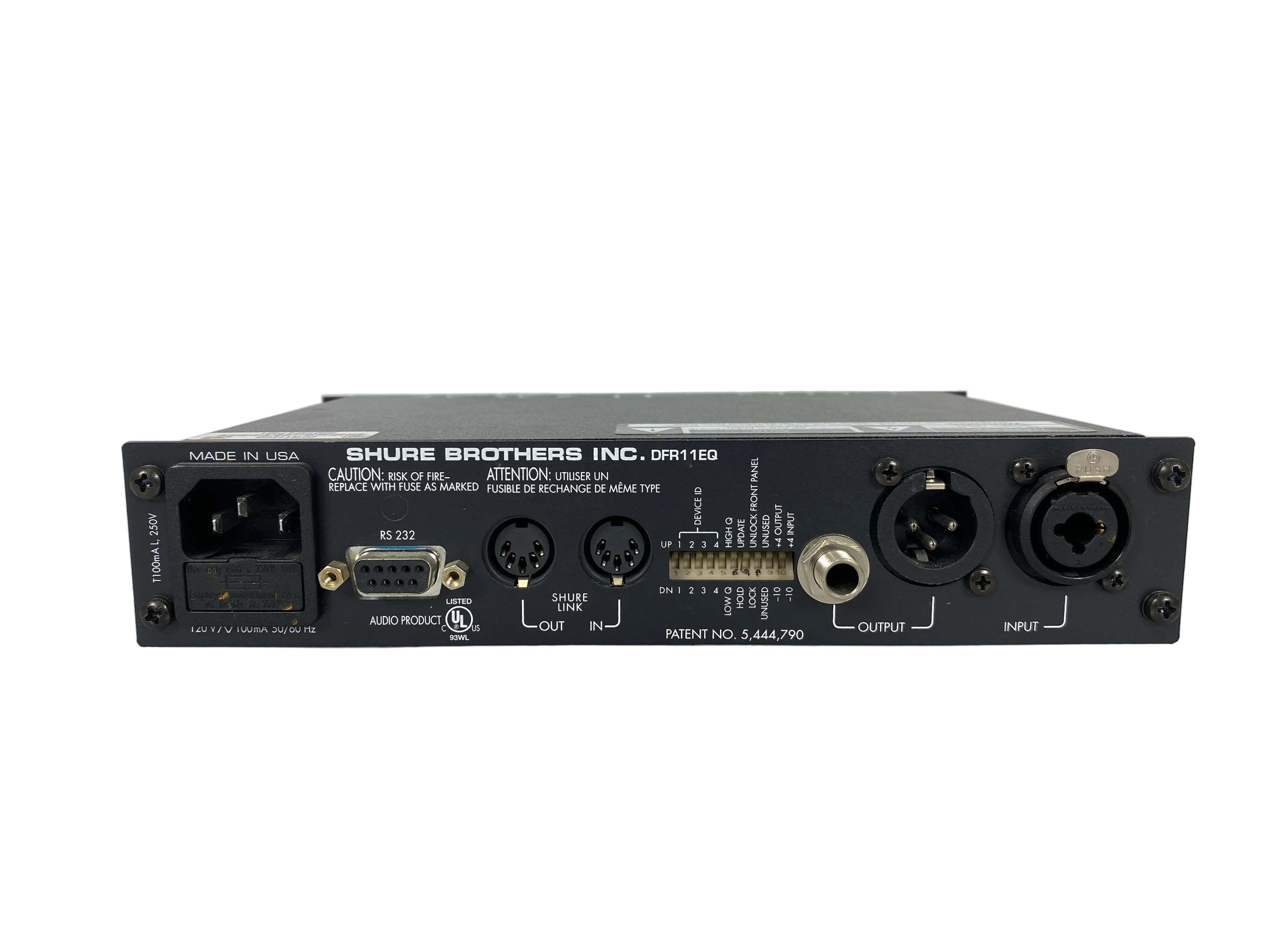 Shure DFR11EQ Digital EQ and Feedback Reducer
