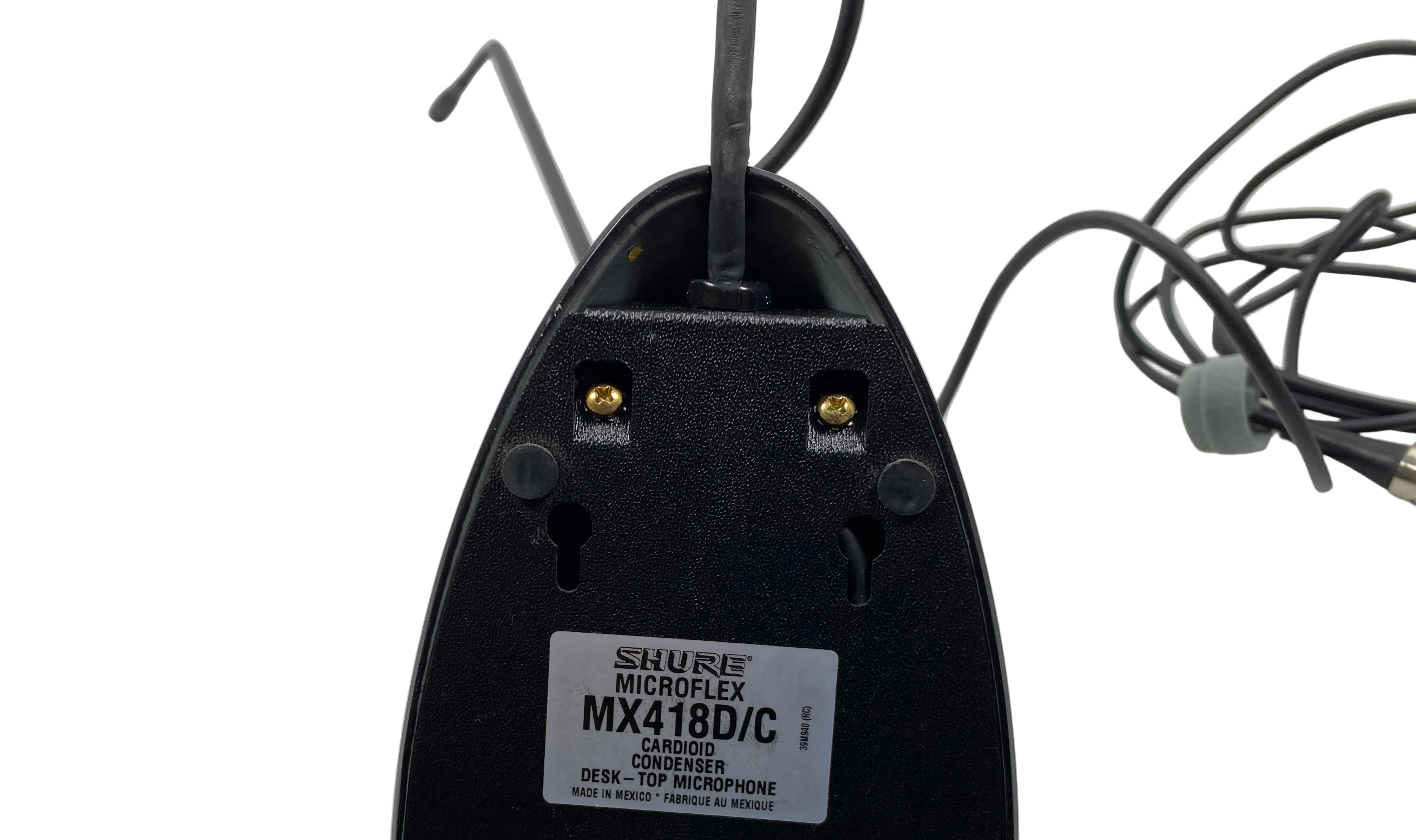 Shure MX418 D/V Microflex Cardioid Condenser Desktop Microphone