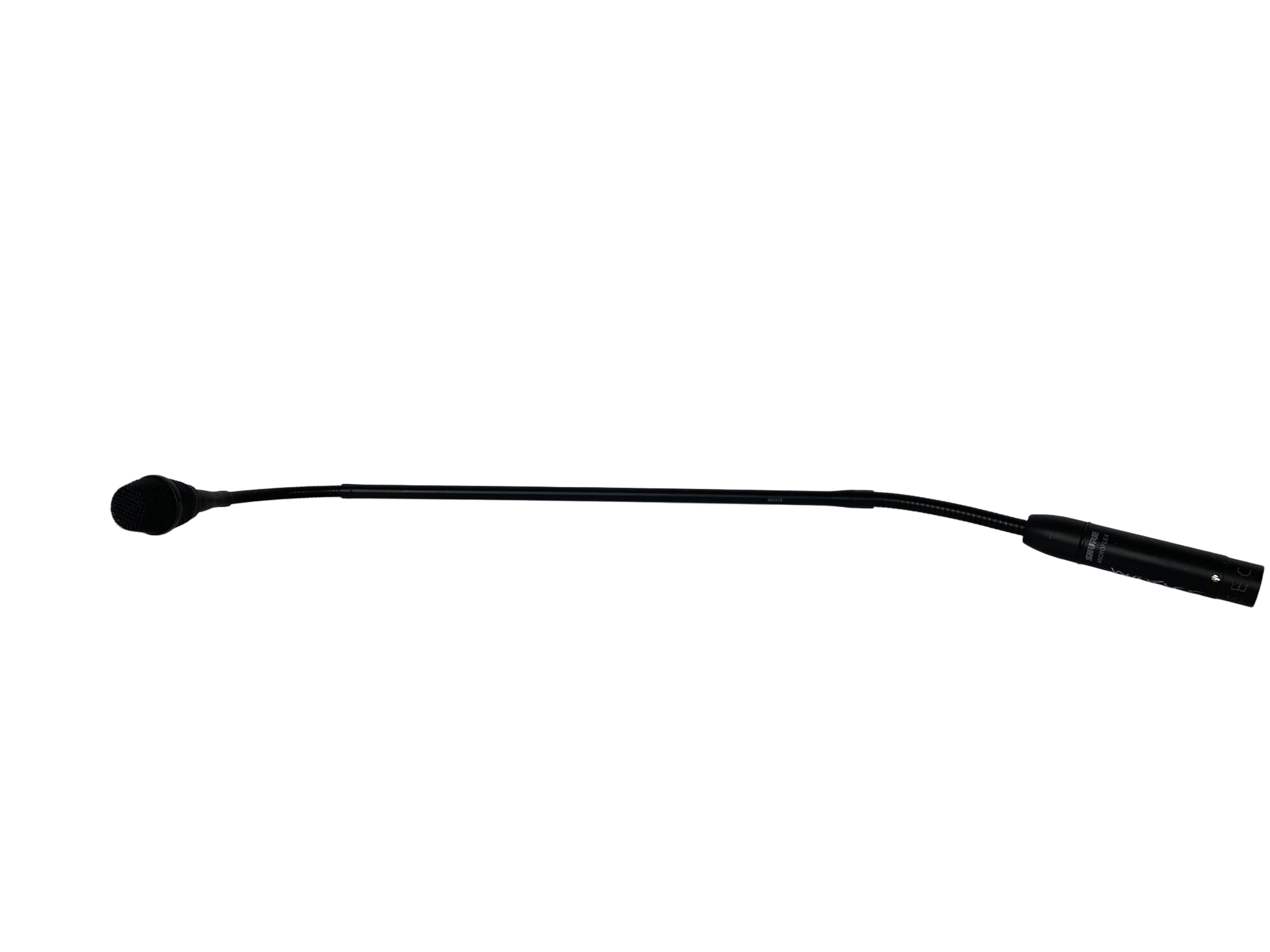 Shure MX418 D/V Microflex Cardioid Condenser Desktop Microphone *No Stand*