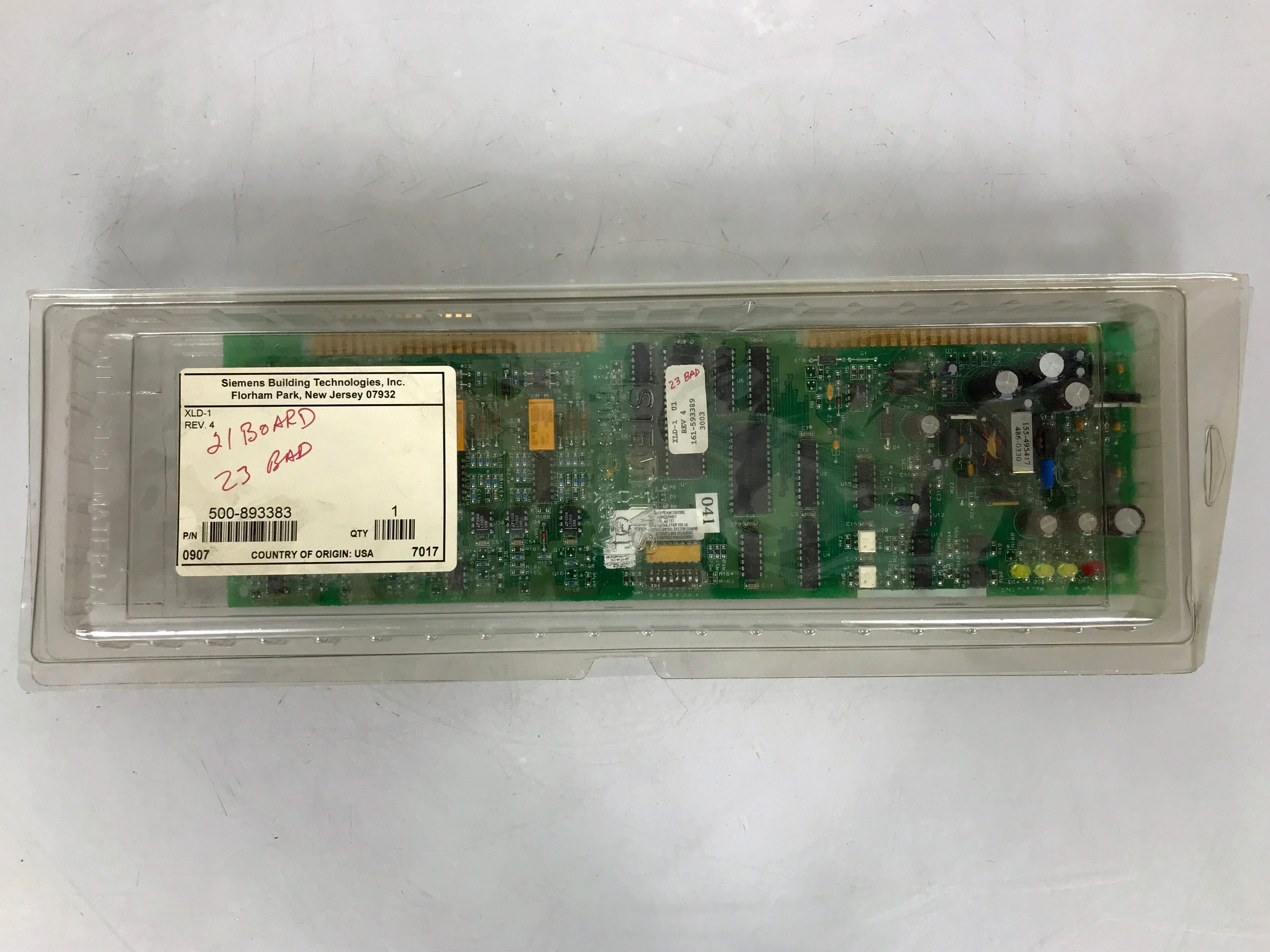 Siemens Cerberus Pyrotronics XLD-1 Rev 4-Analog Loop Driver