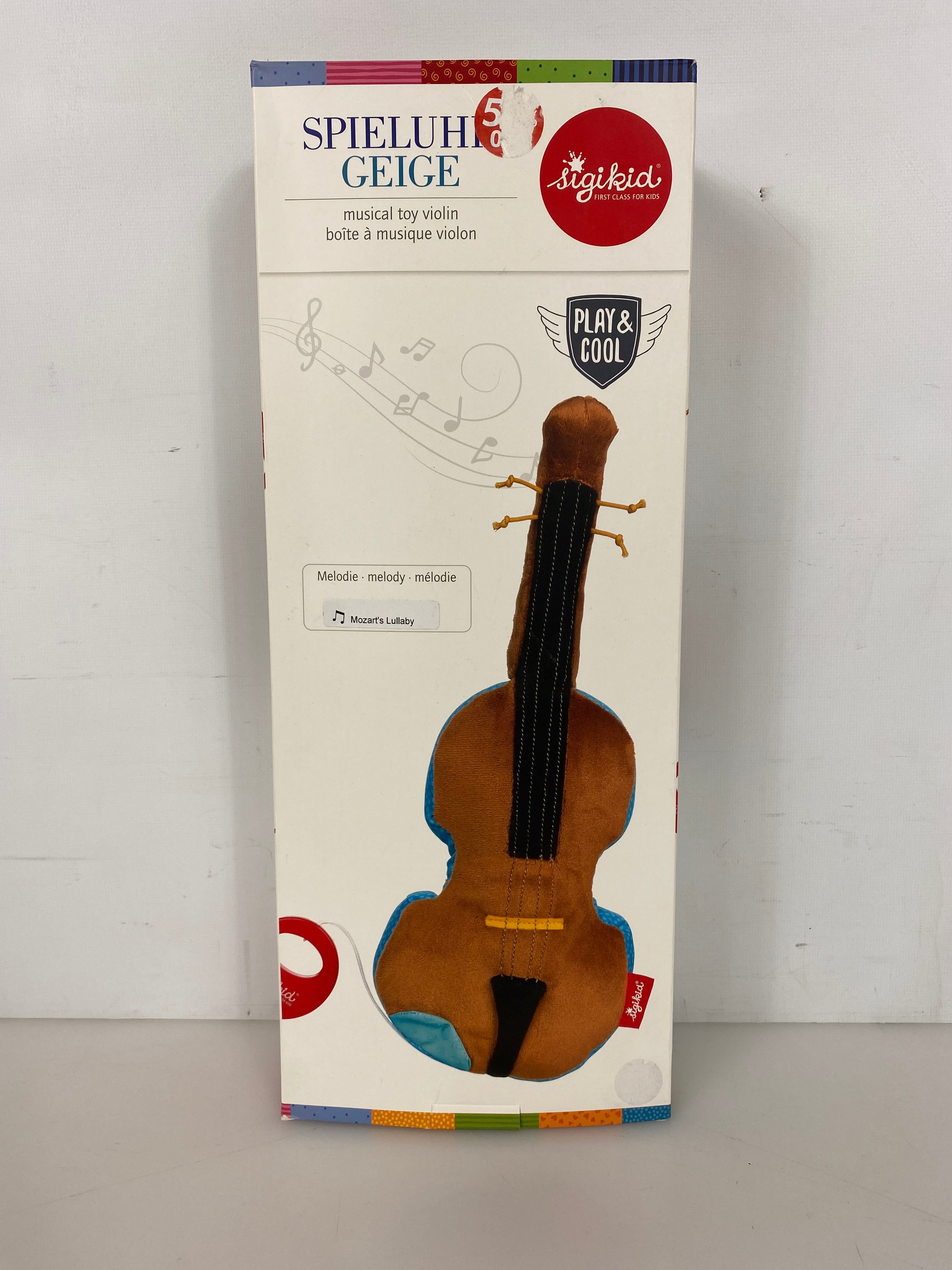 Sigikid Plush Musical Toy Violin