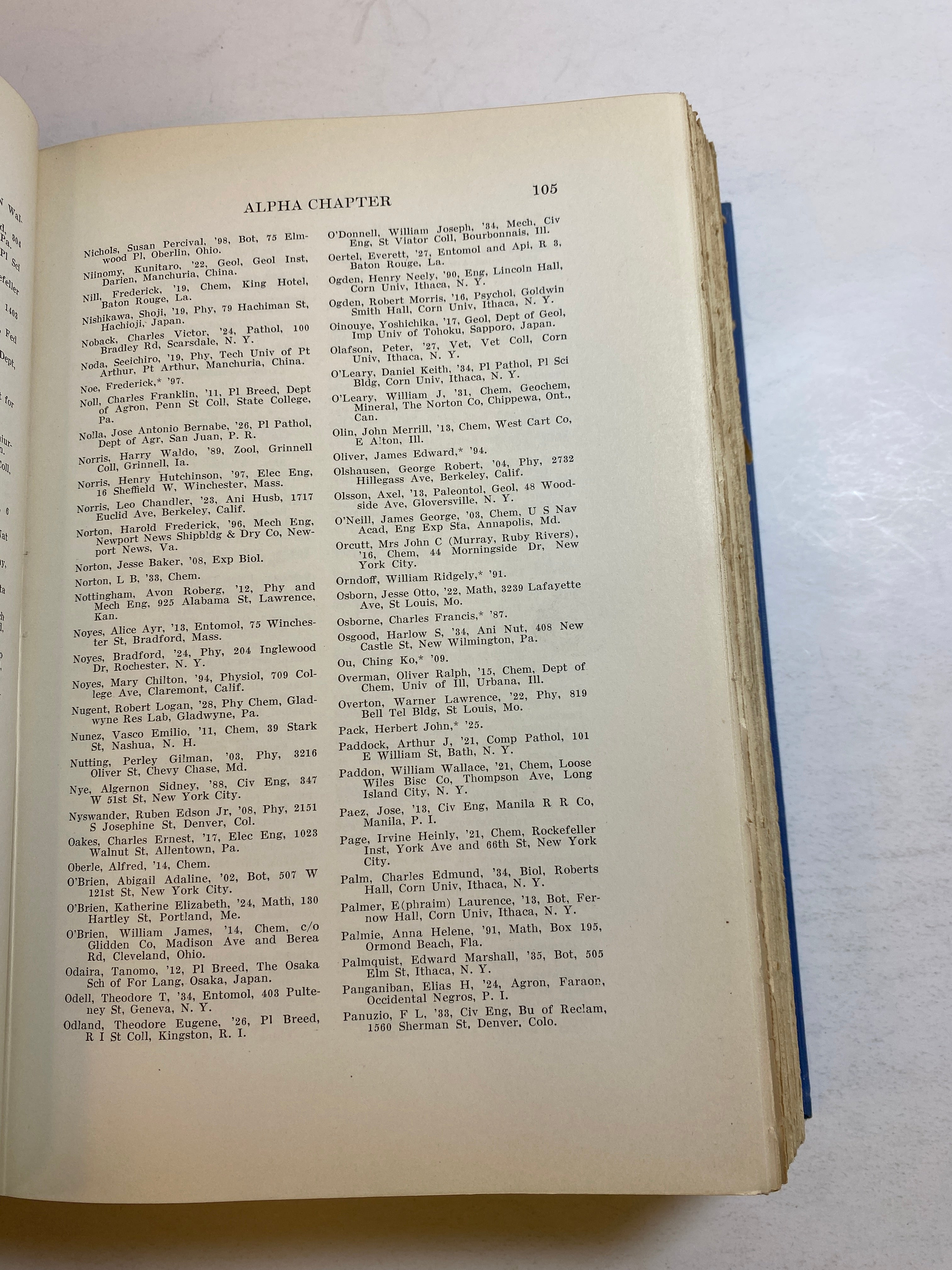 Sigma Xi Half Century Record and History 1886-1936 MSU copy