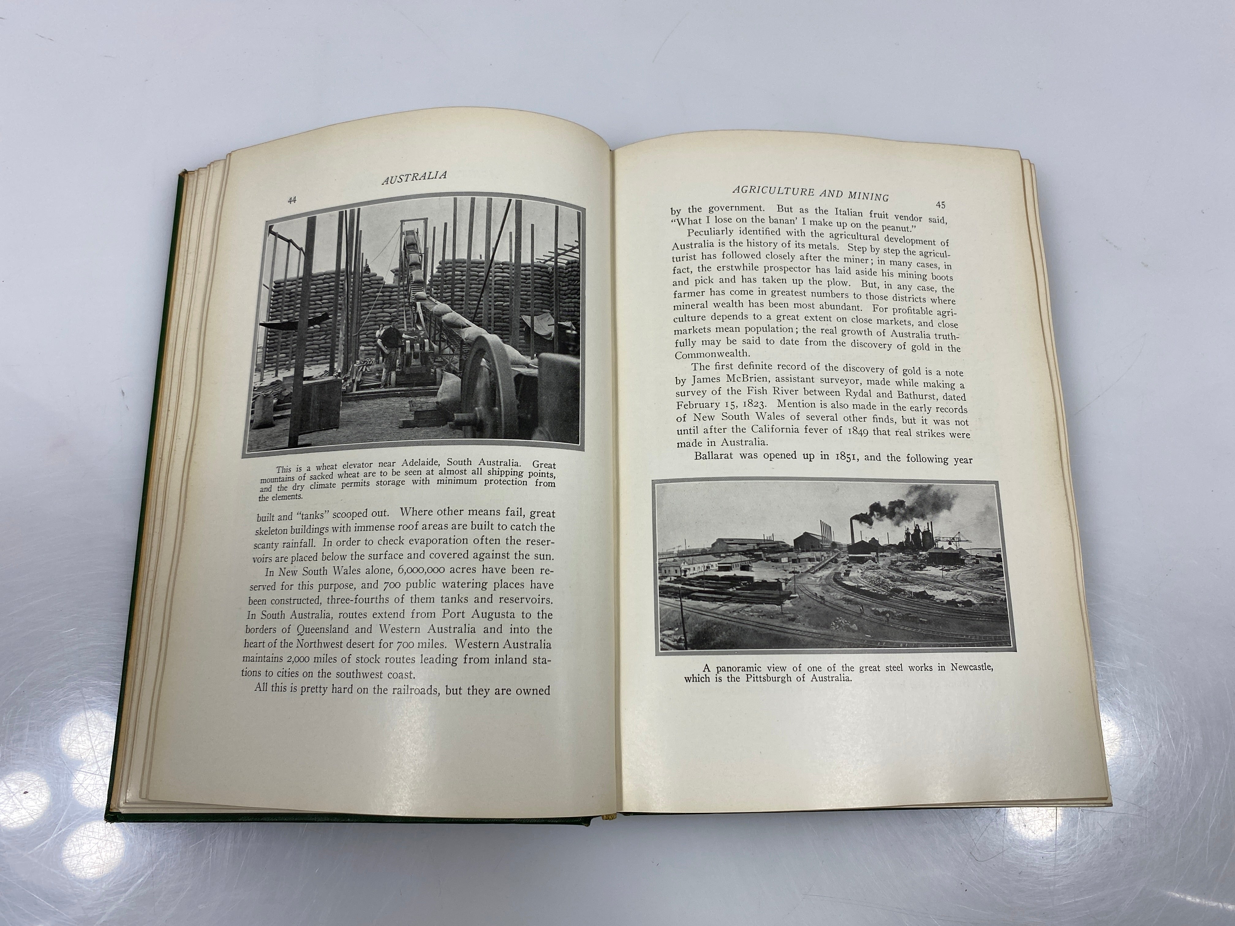Signed Illustrated Australia and New Zealand by Boyce 1922 HC