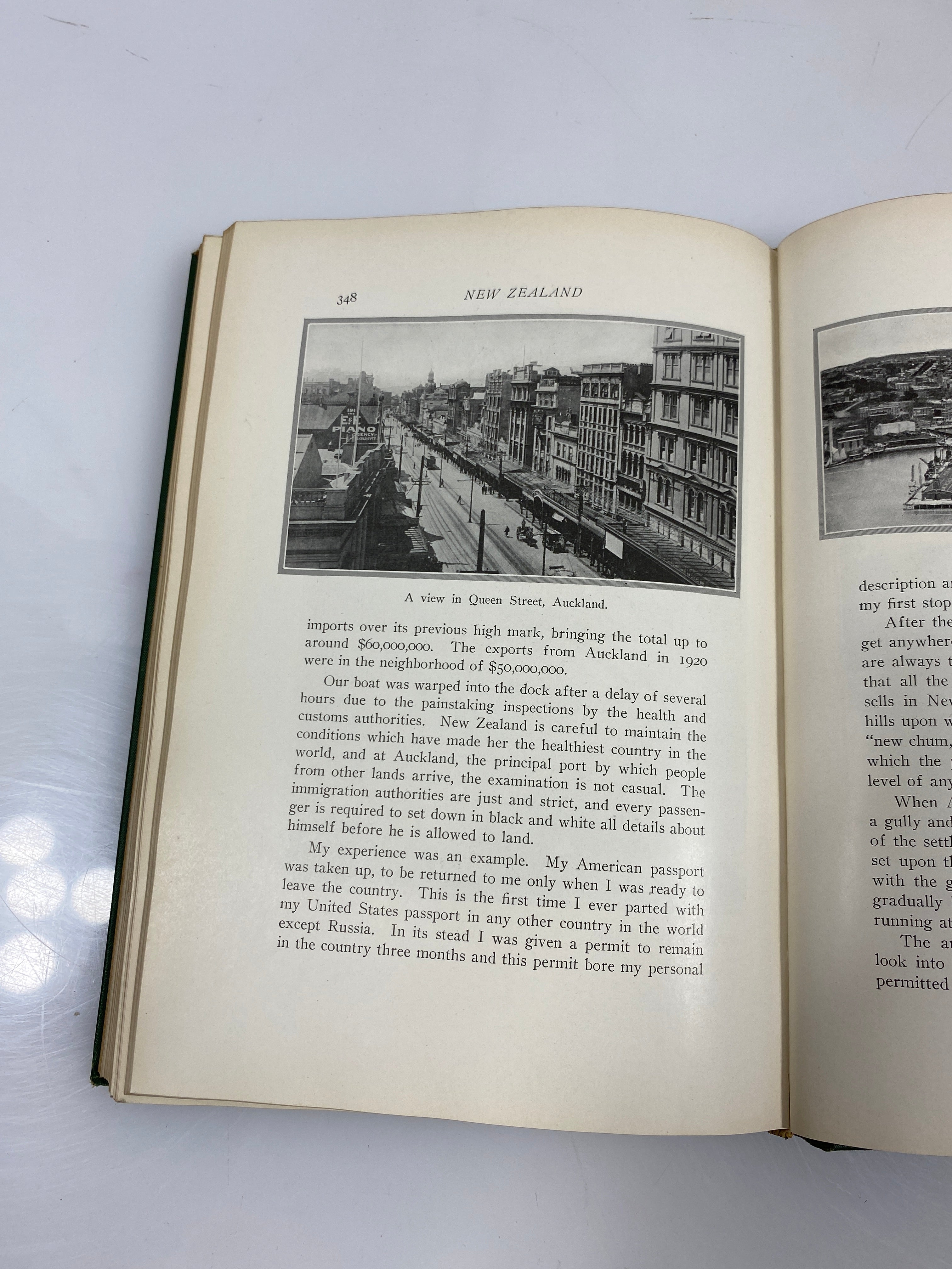 Signed Illustrated Australia and New Zealand by Boyce 1922 HC