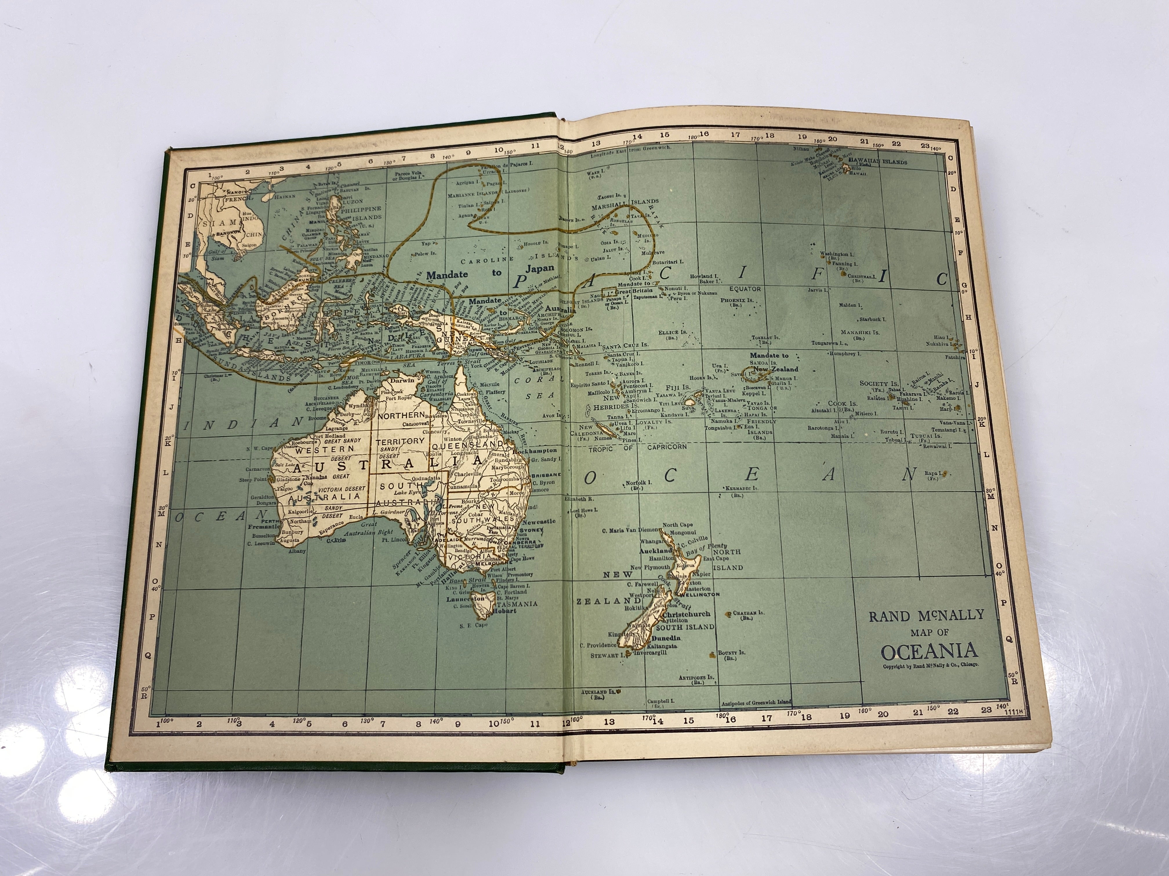 Signed Illustrated Australia and New Zealand by Boyce 1922 HC