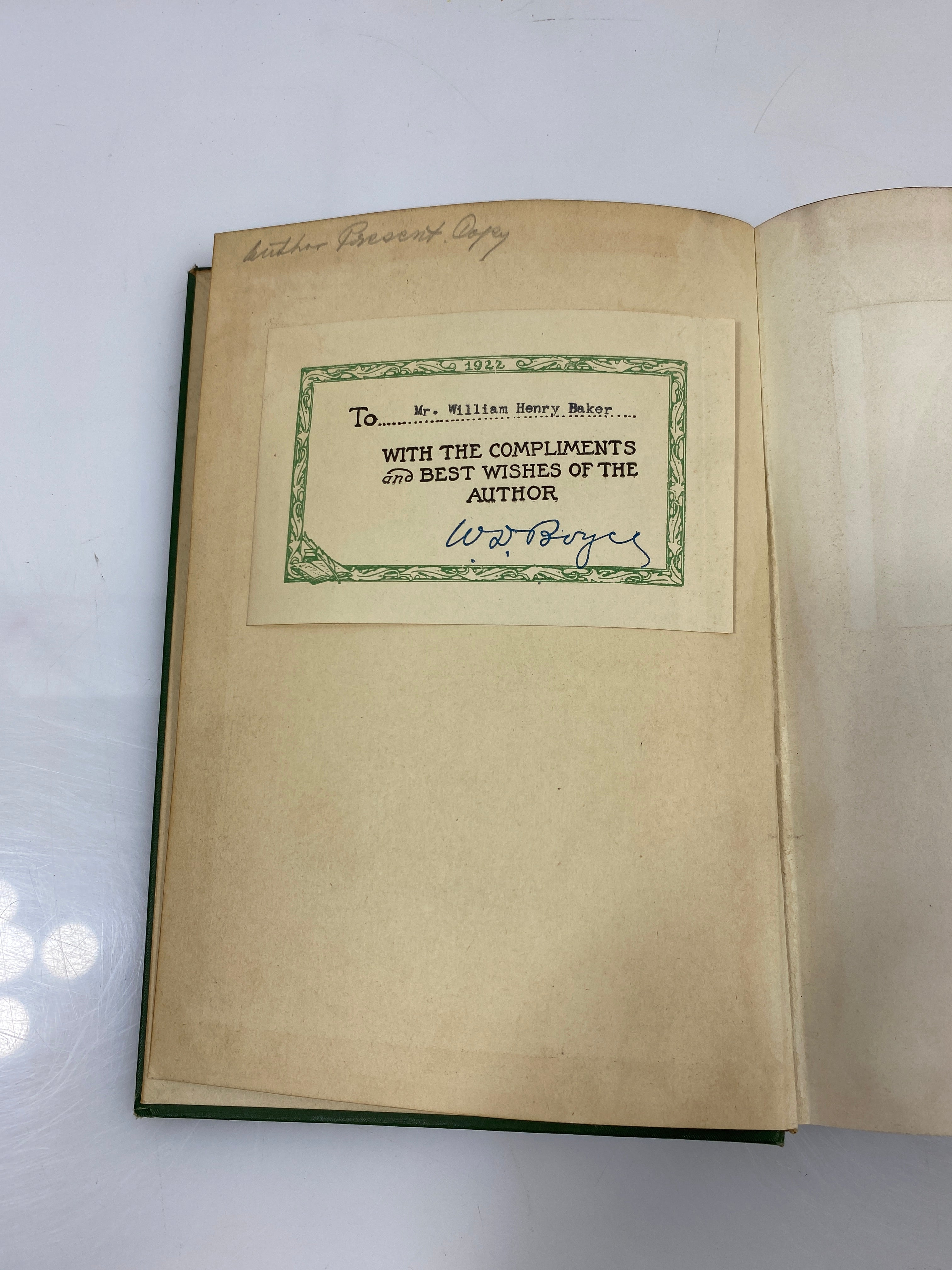 Signed Illustrated Australia and New Zealand by Boyce 1922 HC