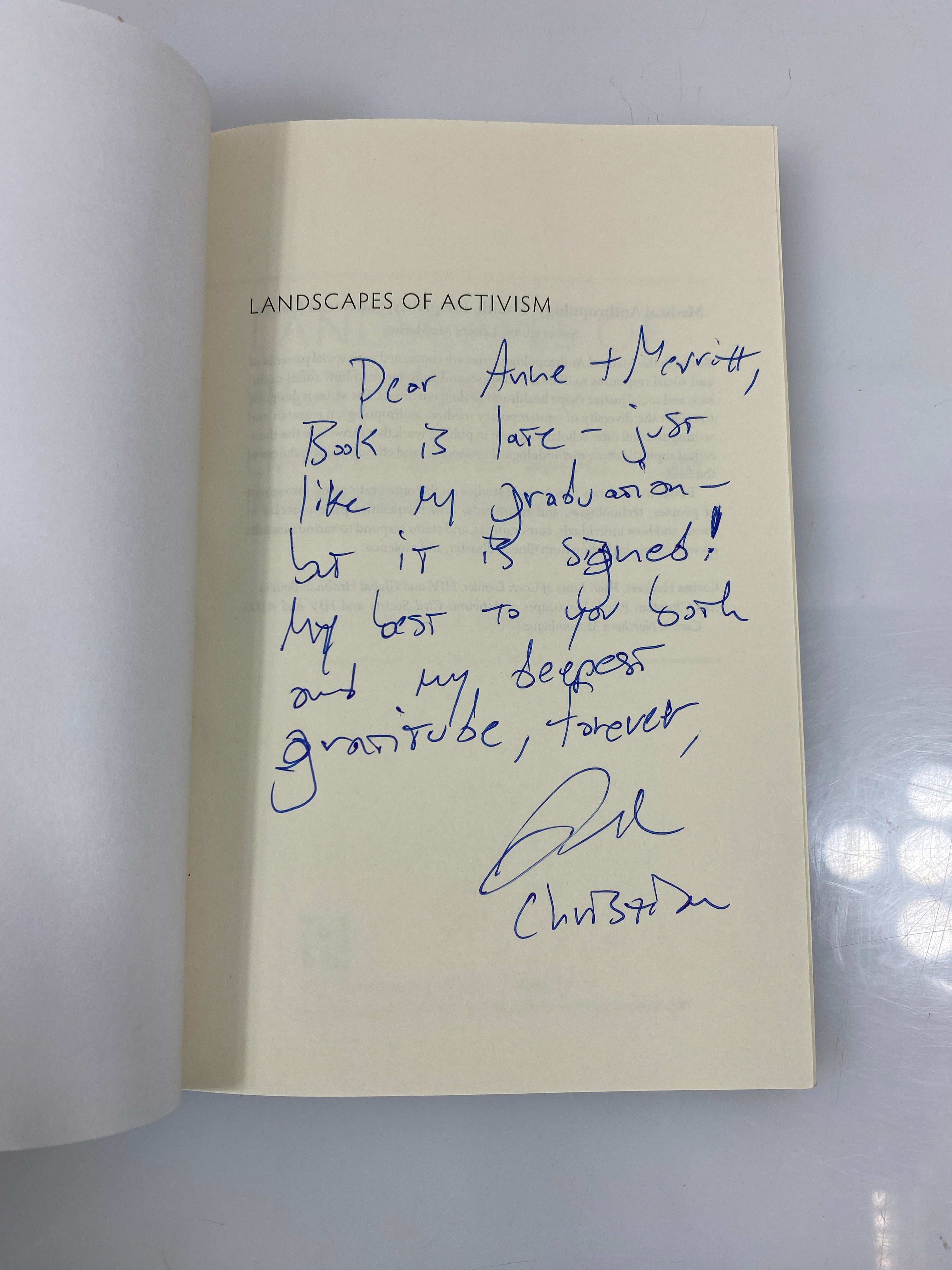 Signed Landscapes of Activism by Joel Christian Reed 2018 SC