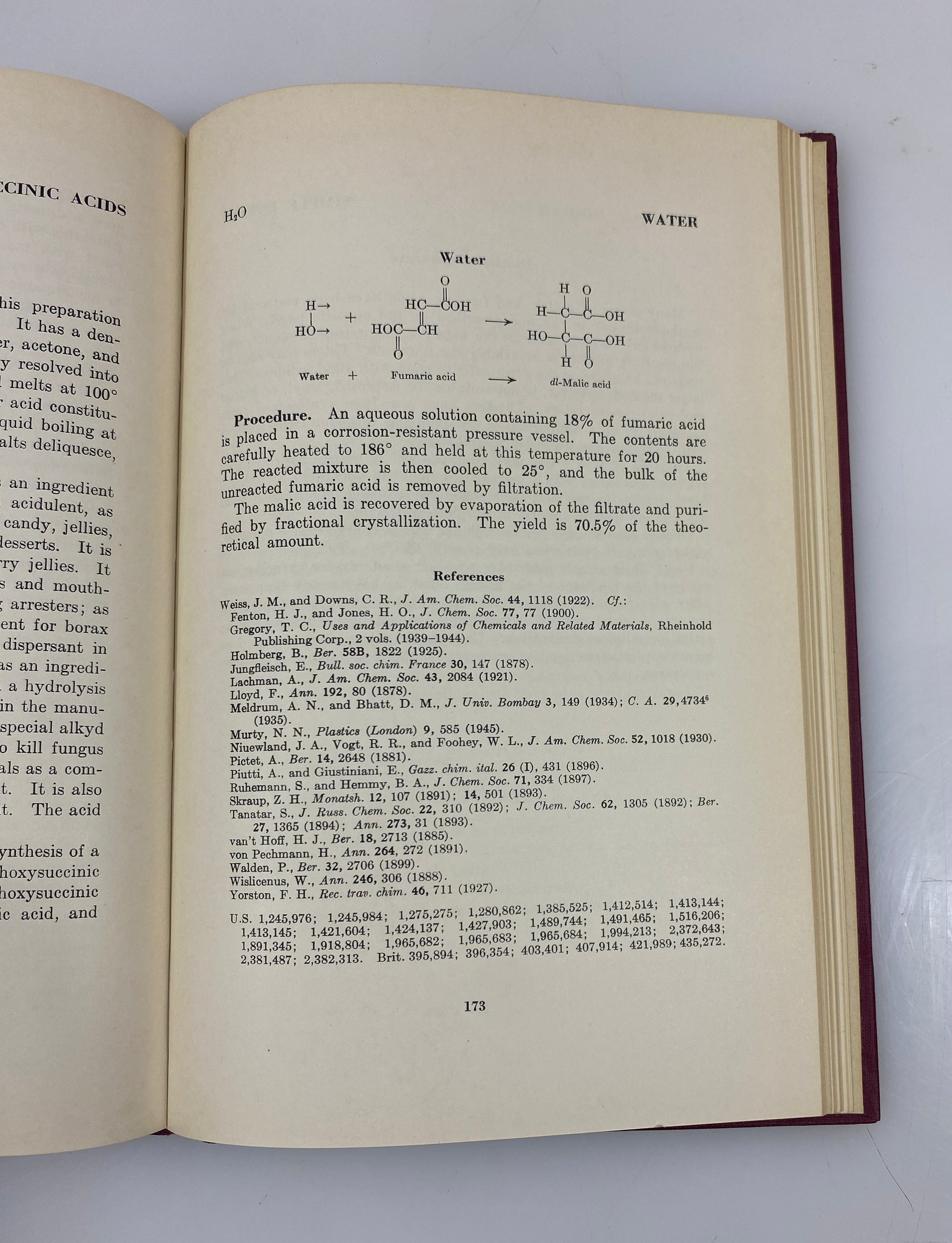 *Signed* Maleic Anhydride Derivatives Flett/Gardner 1952 HC
