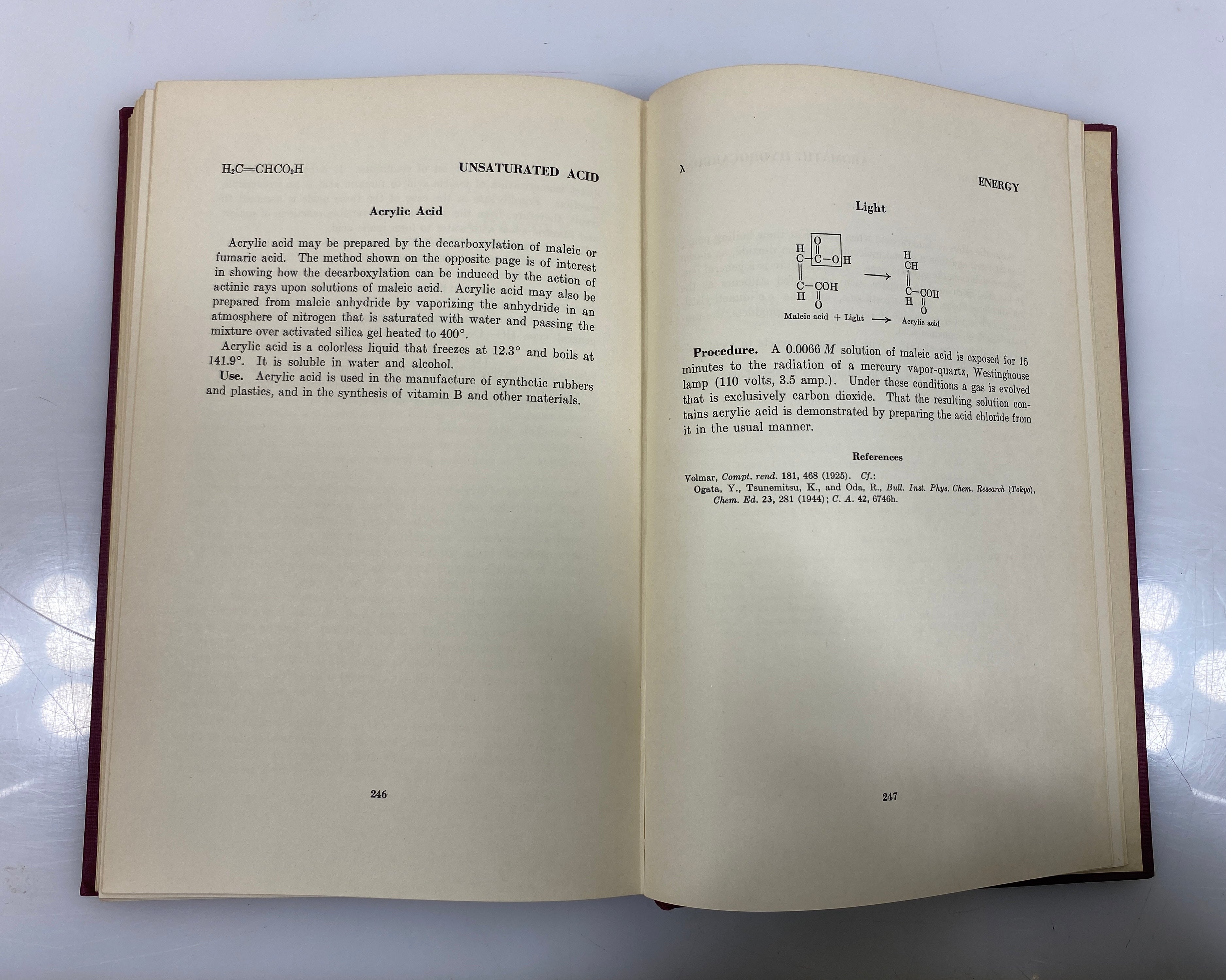 *Signed* Maleic Anhydride Derivatives Flett/Gardner 1952 HC