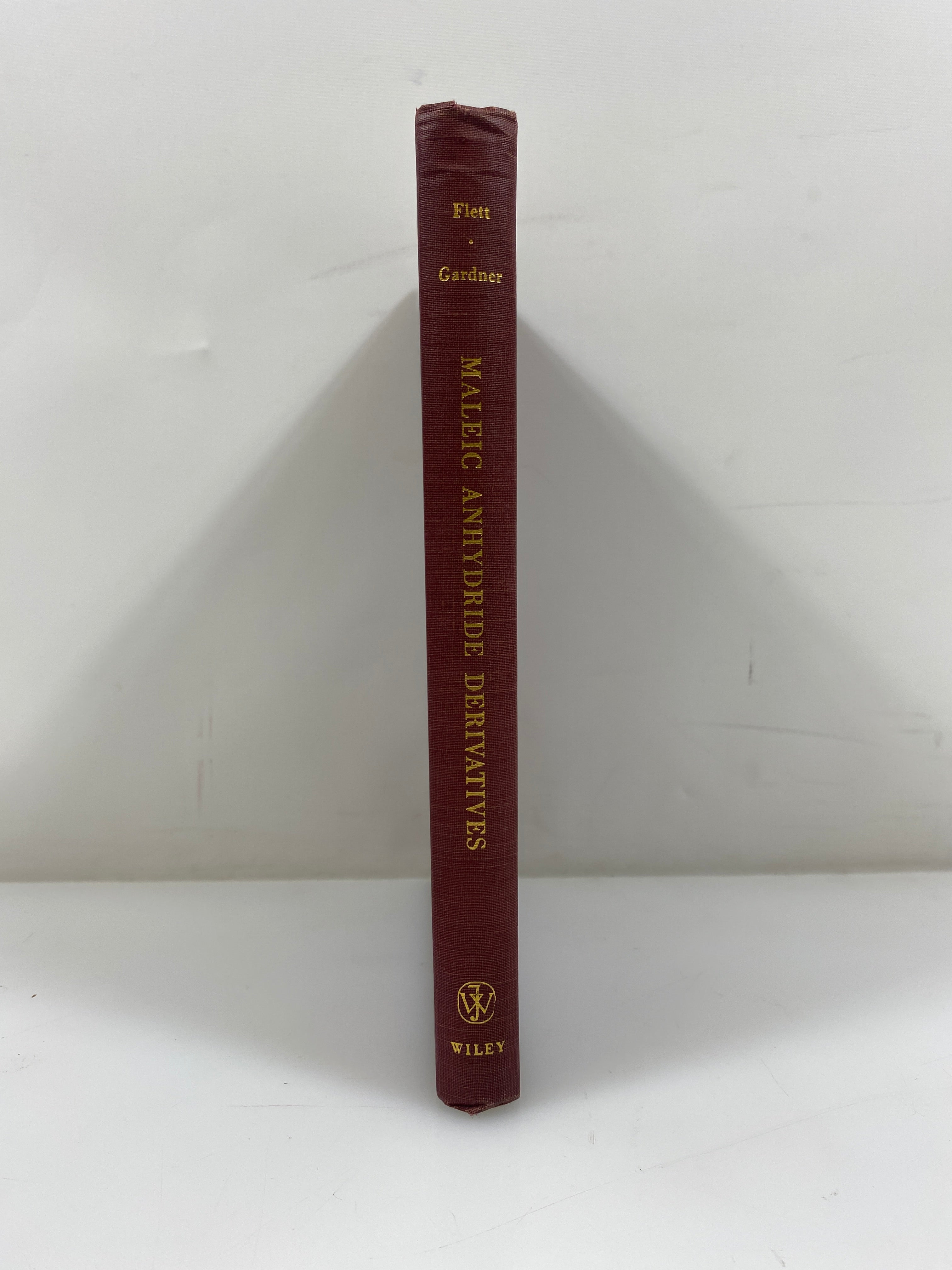 *Signed* Maleic Anhydride Derivatives Flett/Gardner 1952 HC