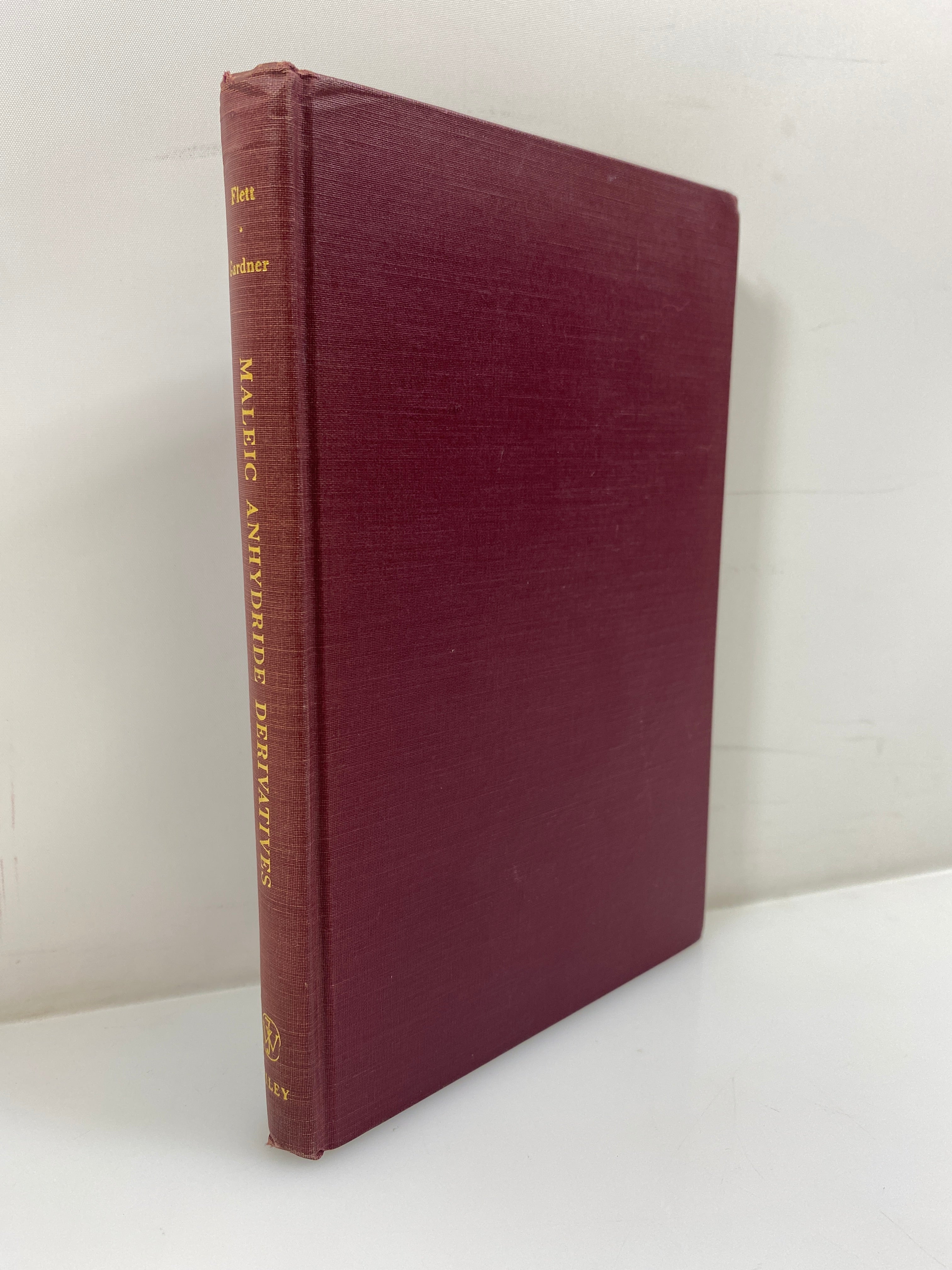 *Signed* Maleic Anhydride Derivatives Flett/Gardner 1952 HC