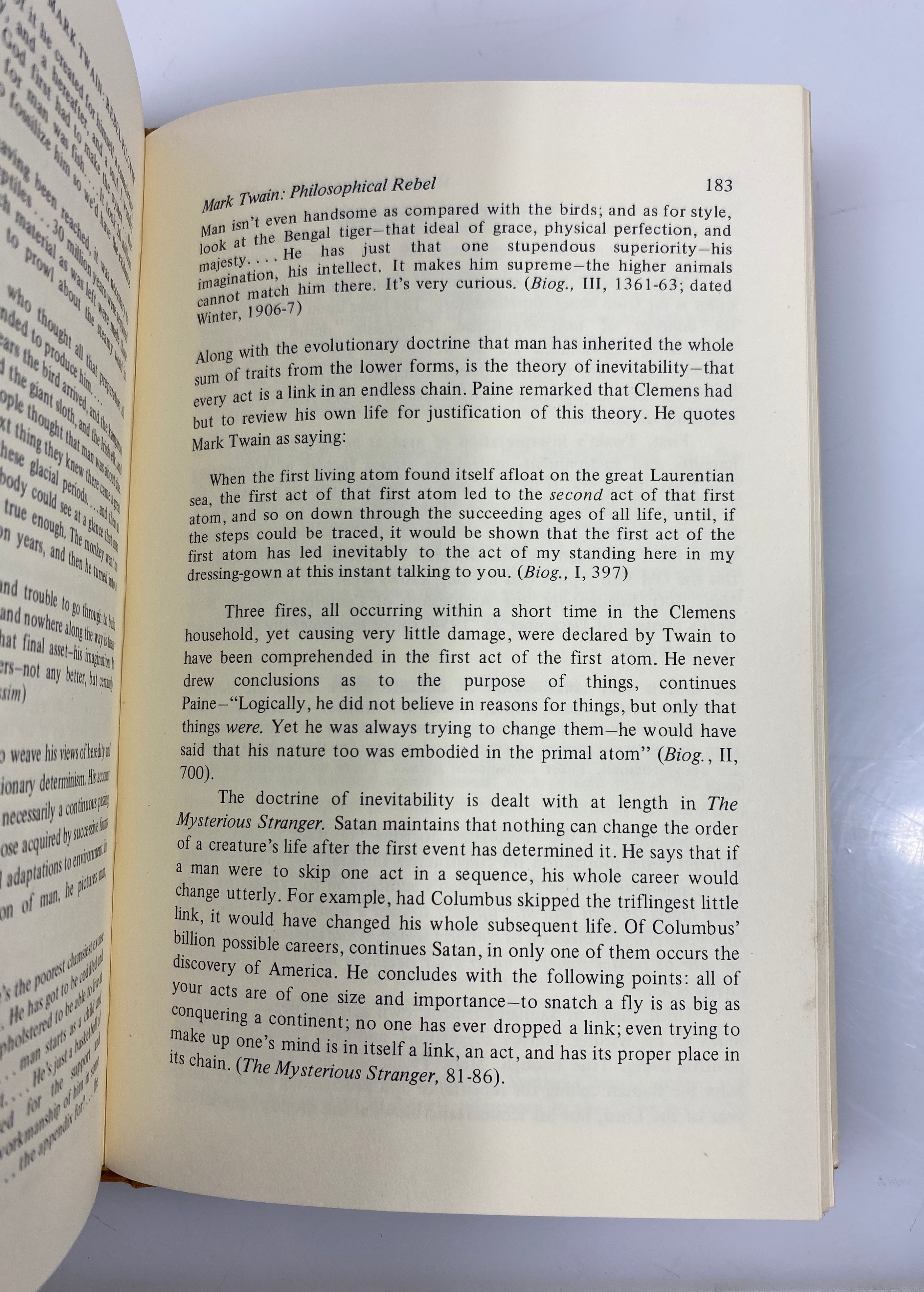 *Signed* Mark Twain Rebel Pilgrim by J Harold Smith 1973 HCDJ
