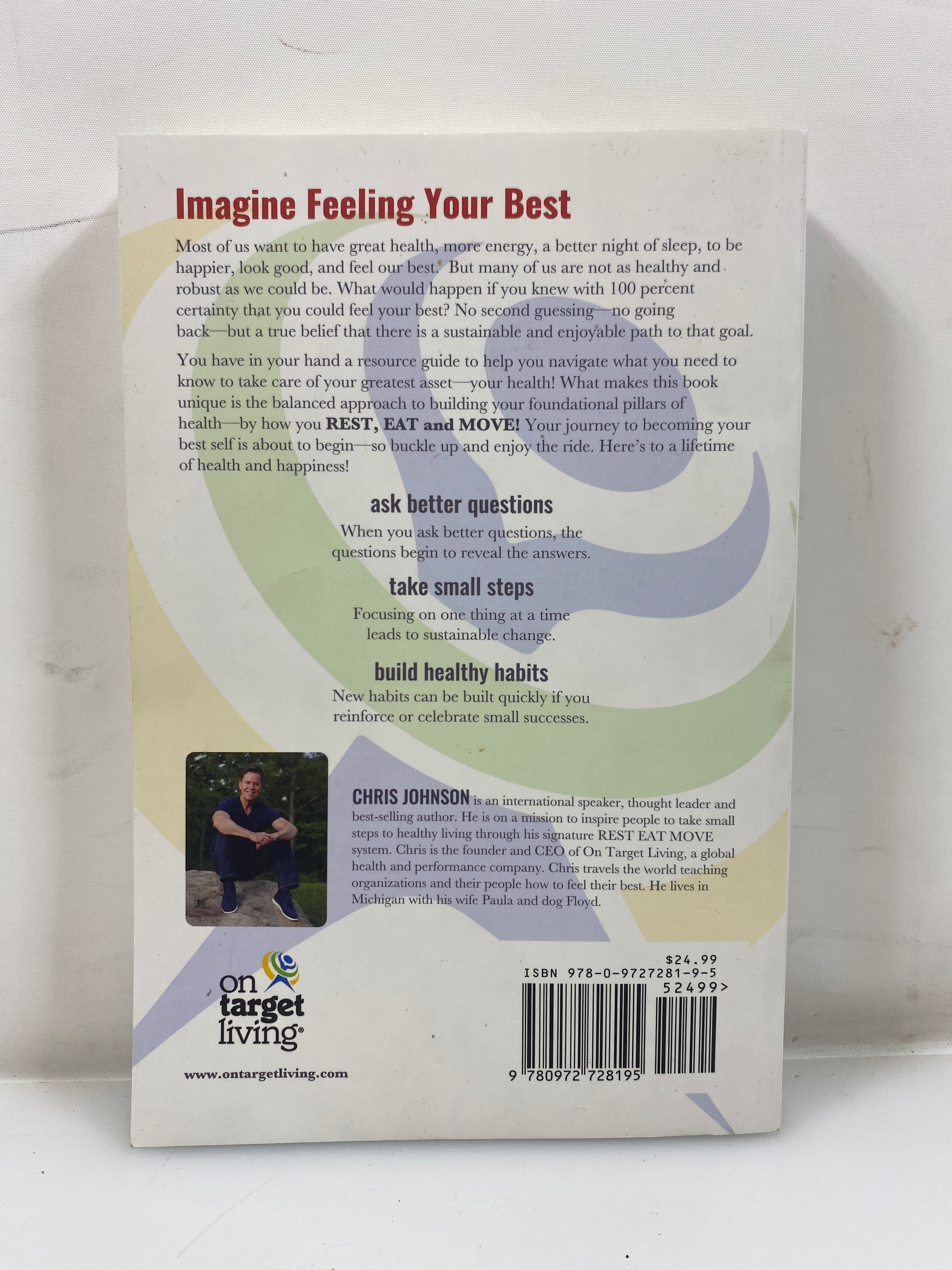 Signed Rest Eat Move by Chris Johnson 2021 1st Ed. SC