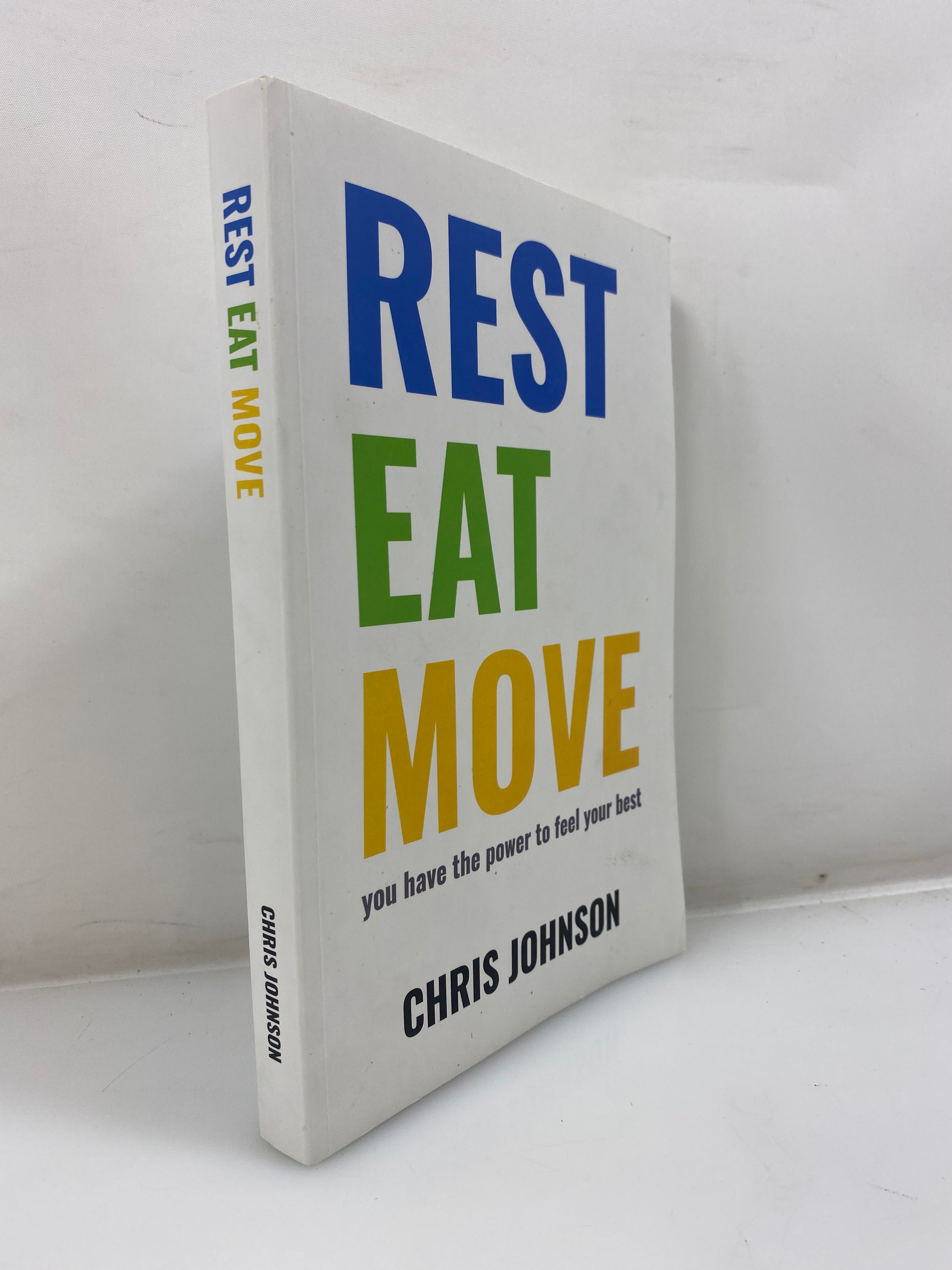Signed Rest Eat Move by Chris Johnson 2021 1st Ed. SC